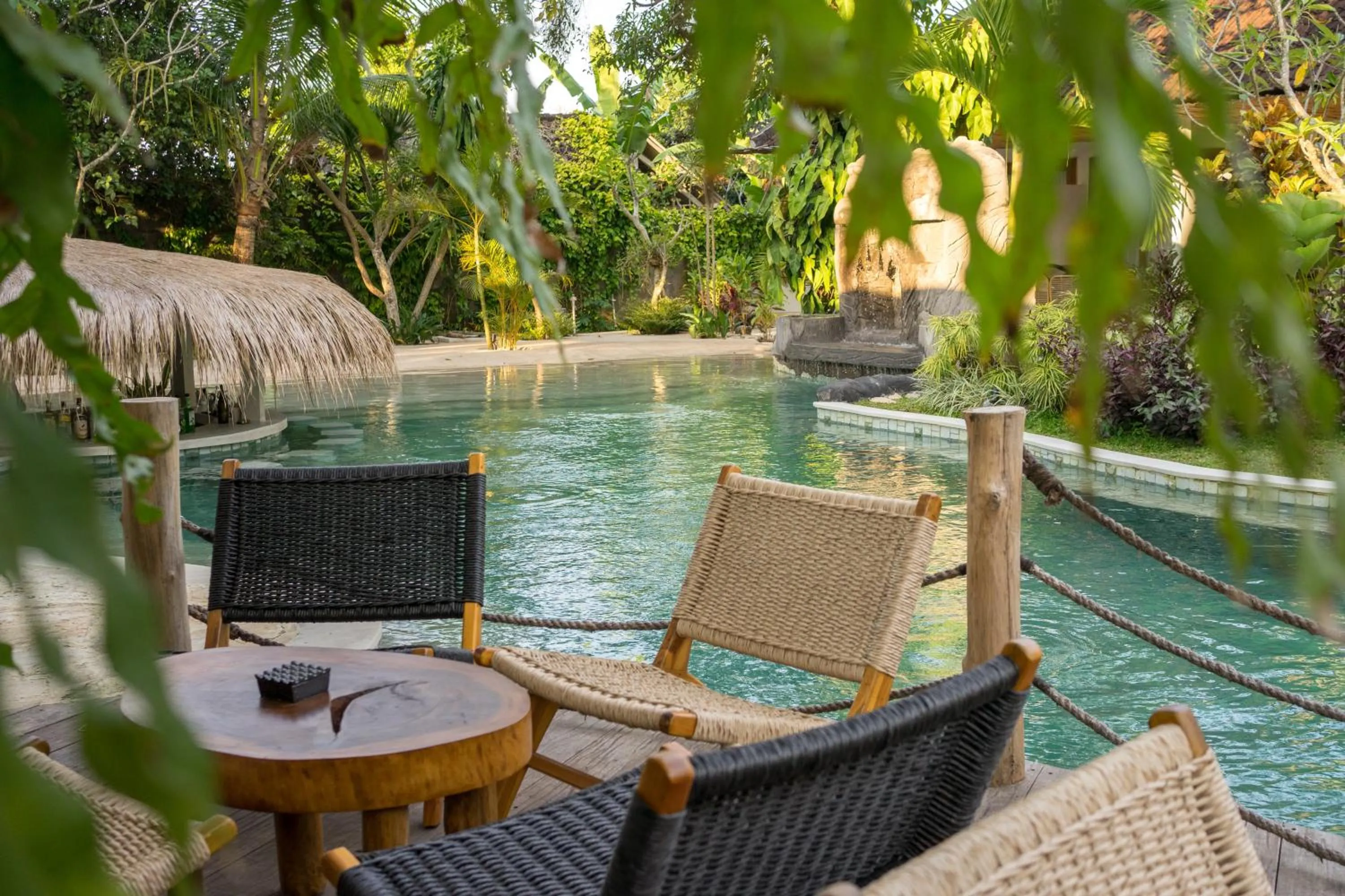 Pool view in Nagara Boutique Hotel