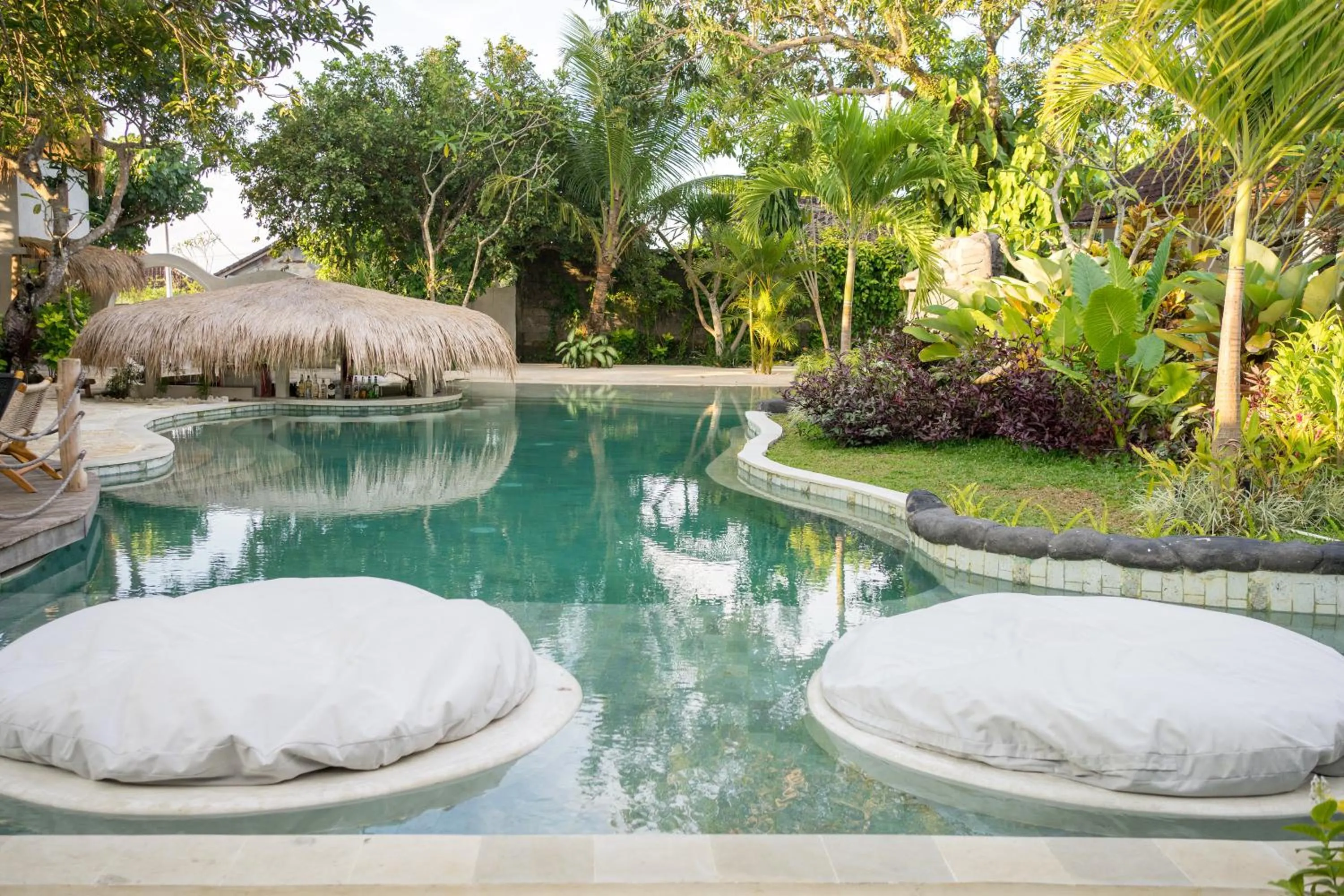 Pool view in Nagara Boutique Hotel