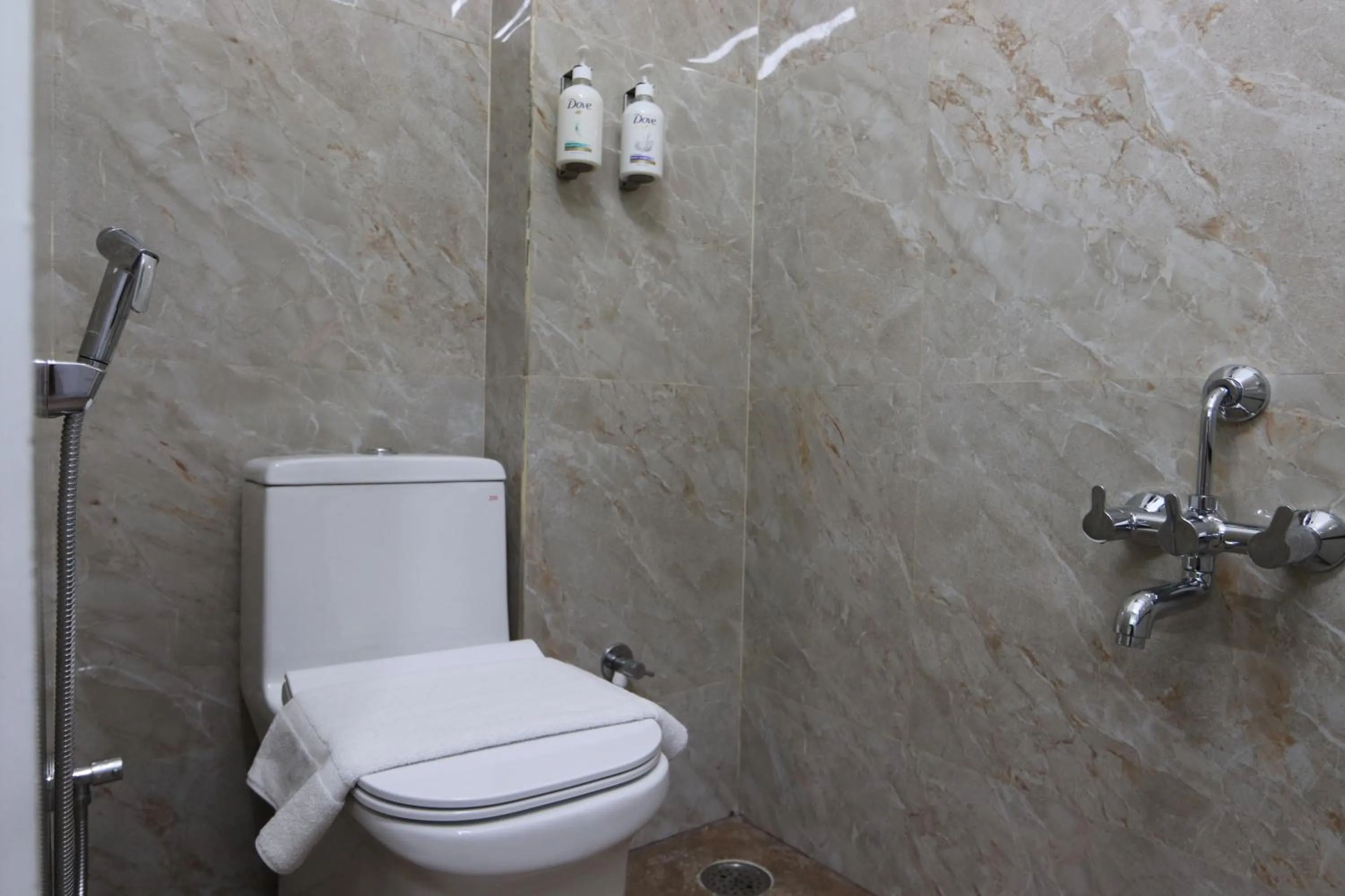 Shower in Athulya Stays