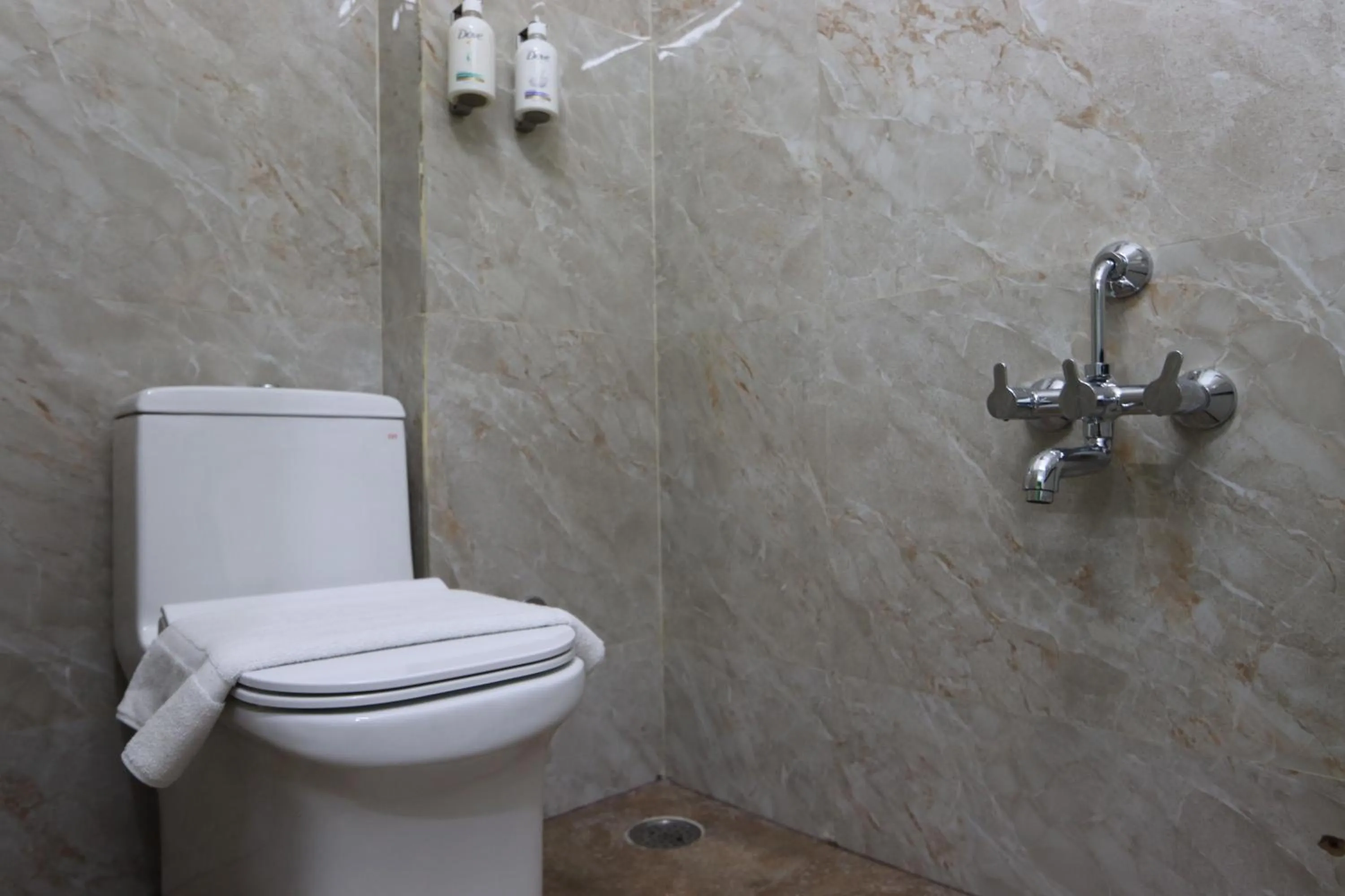 Shower in Athulya Stays