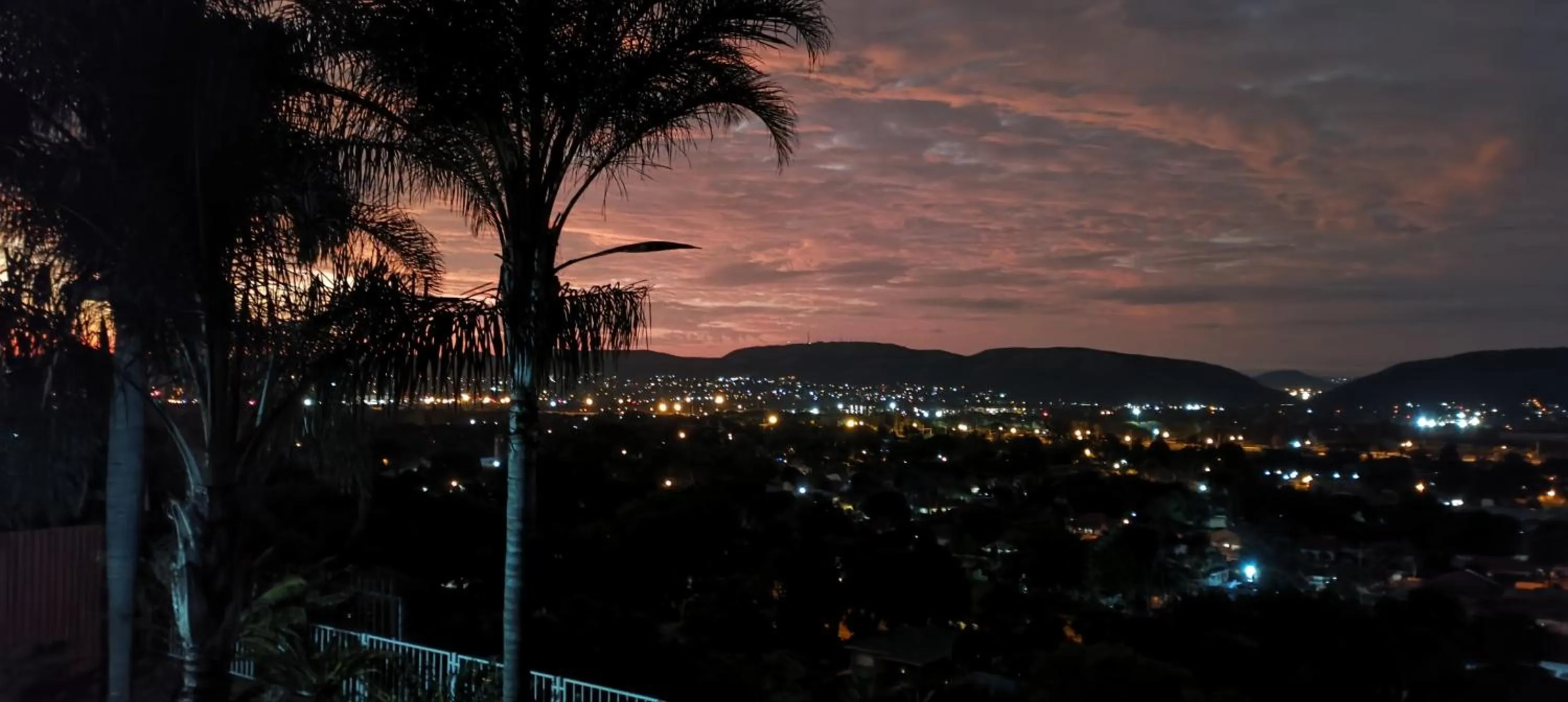 Sunset in Palm View Guest House