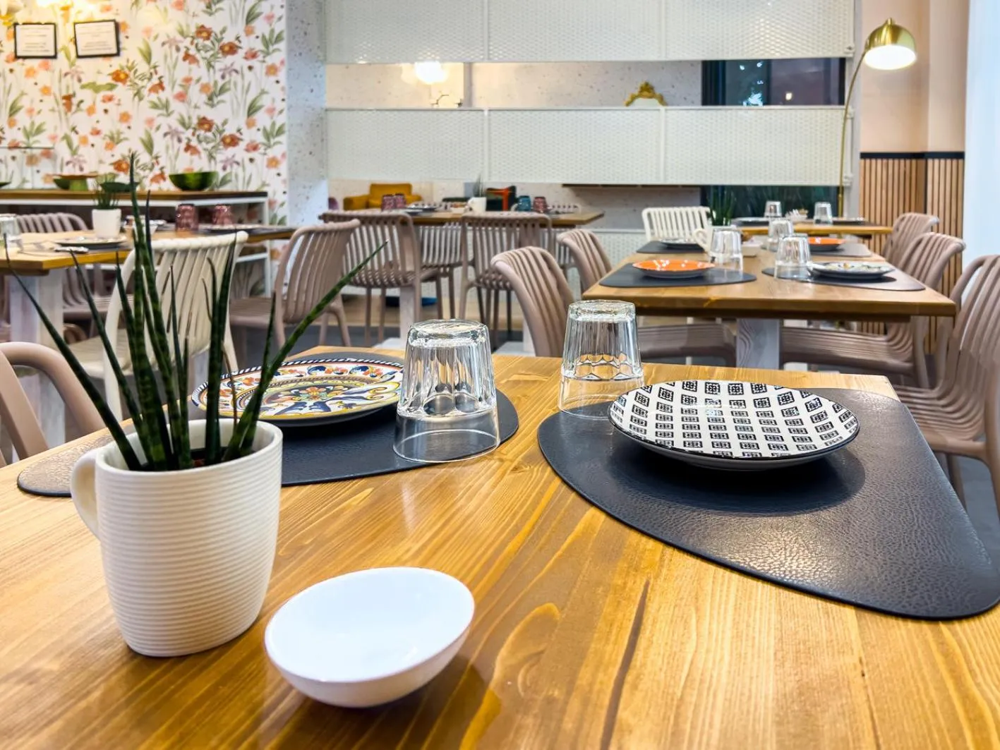 Decorative detail in Hotel La Superba