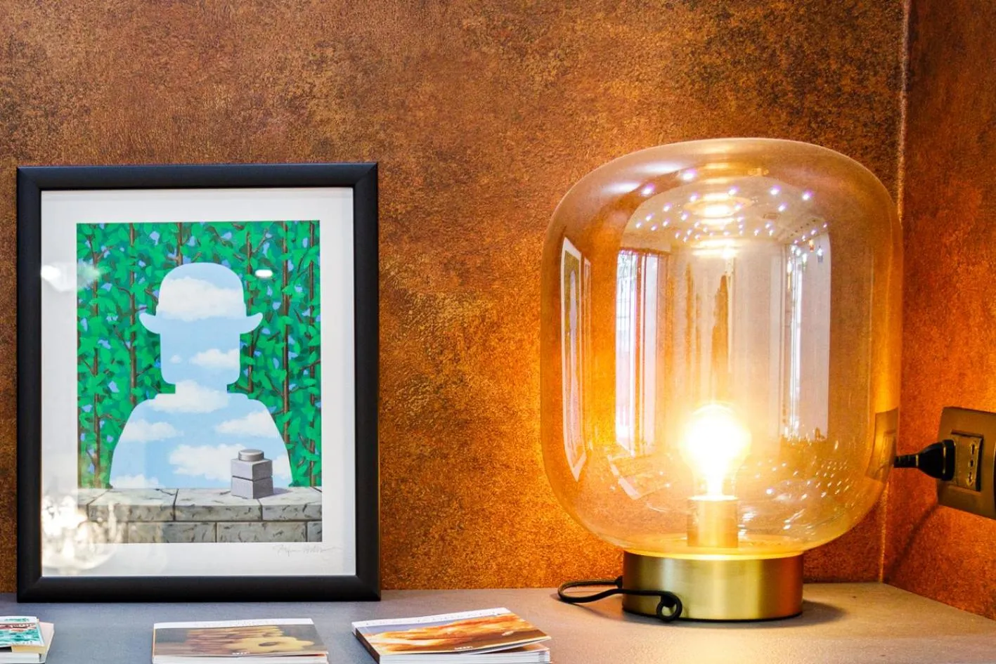 Decorative detail in Hotel La Superba