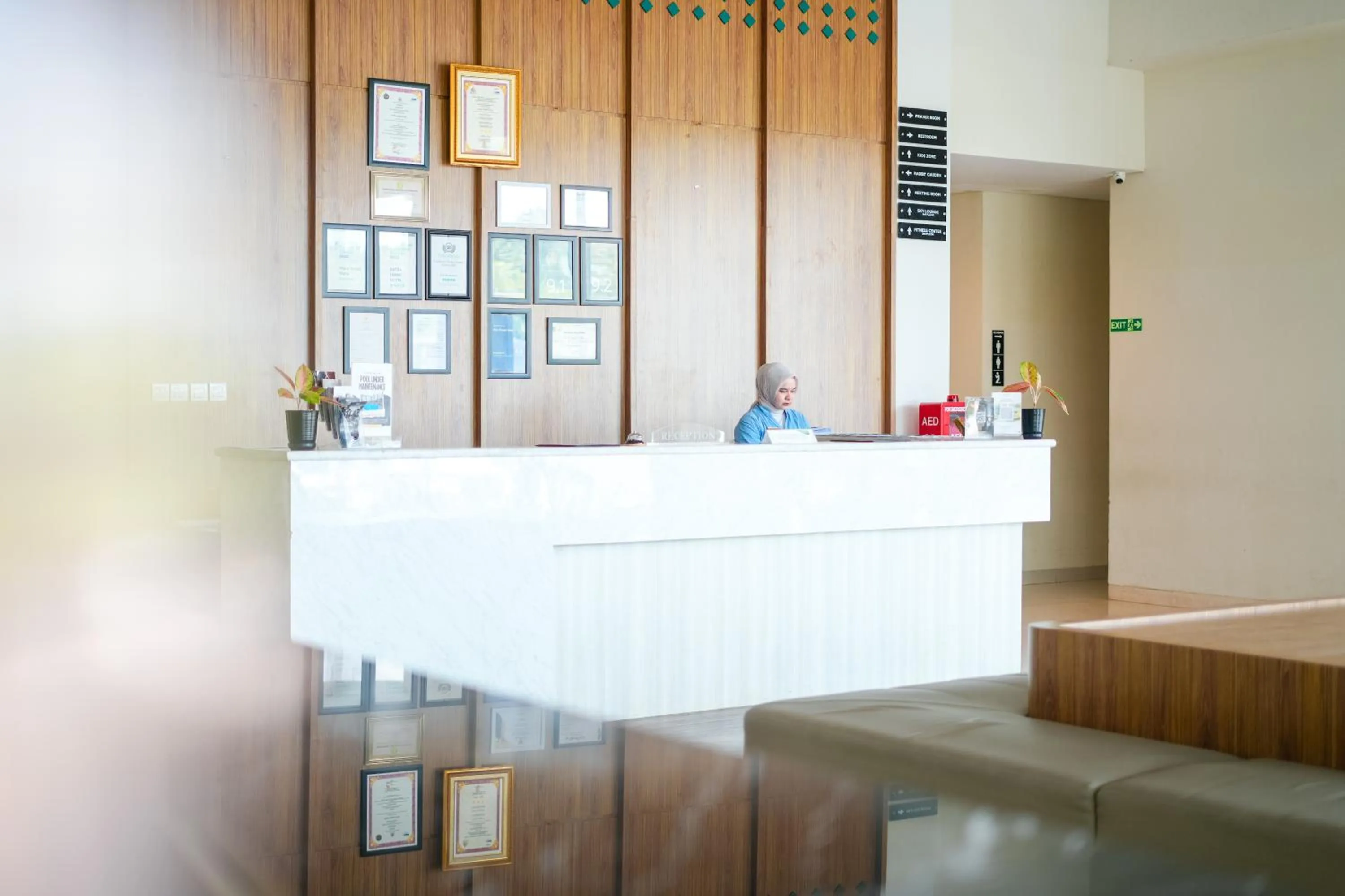 Lobby or reception in Patra Dumai Hotel