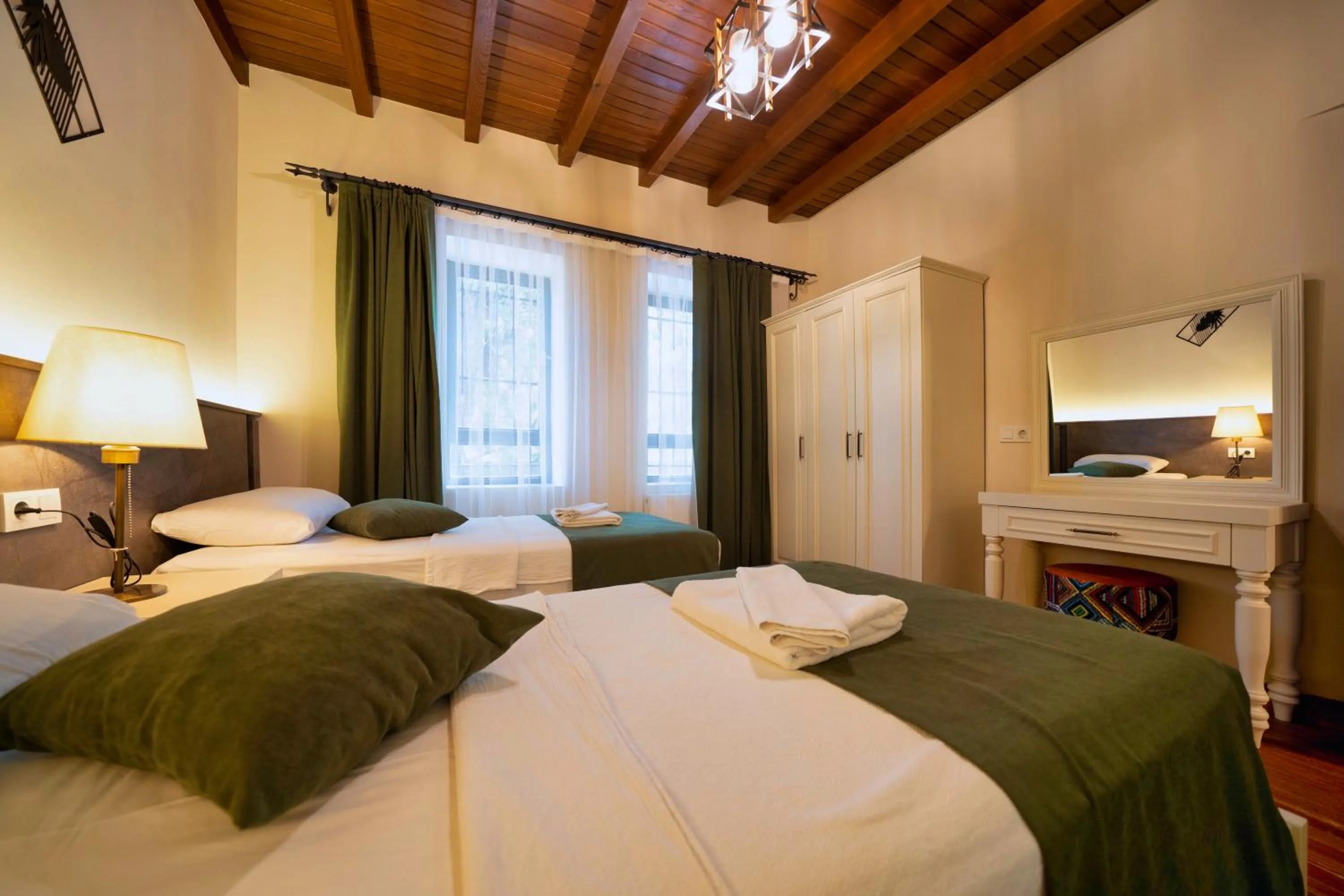 Bed in Lemon Villa Fethiye very special location and stylish design