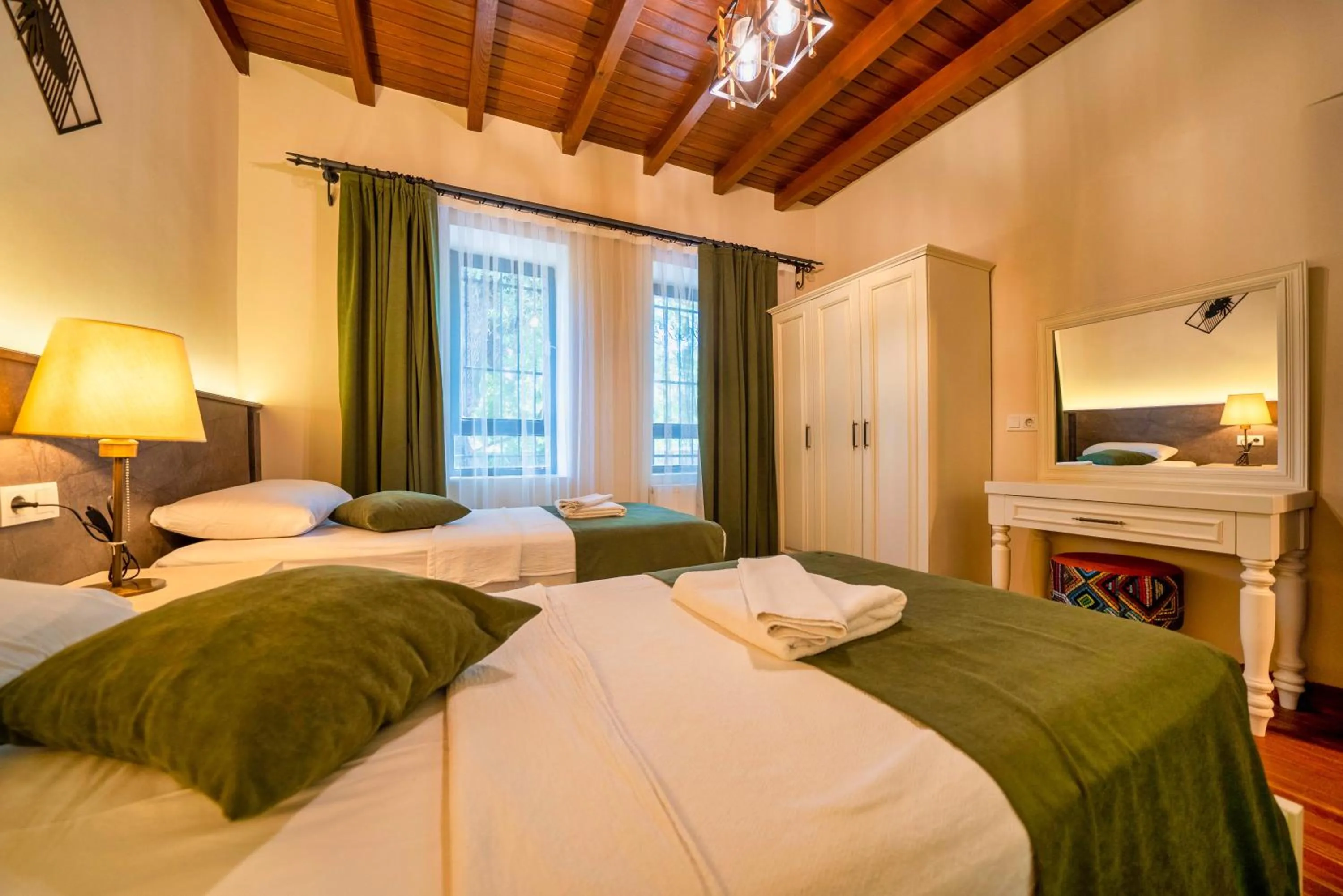 Bed in Lemon Villa Fethiye very special location and stylish design