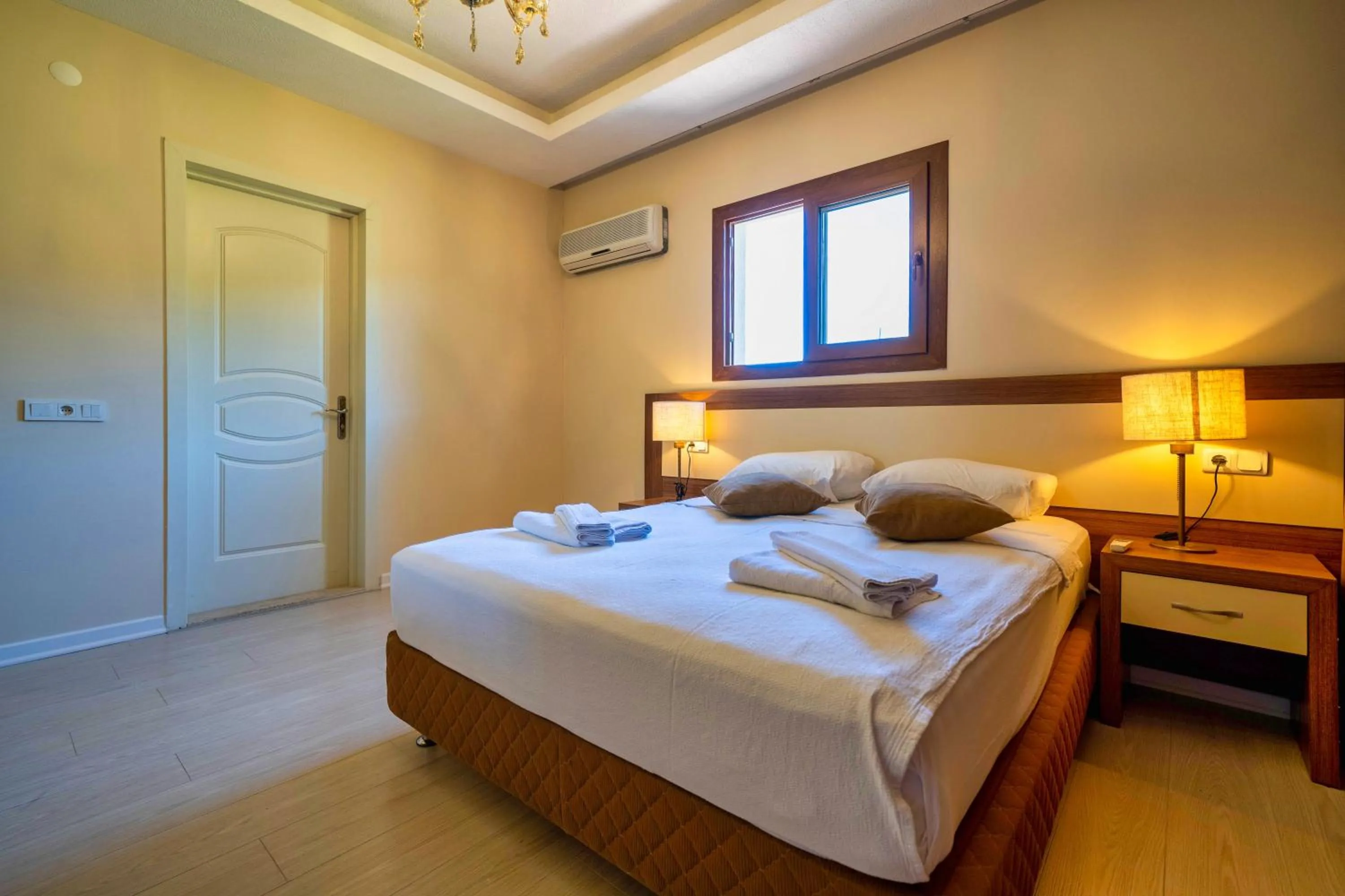 Bed in Lemon Villa Fethiye very special location and stylish design