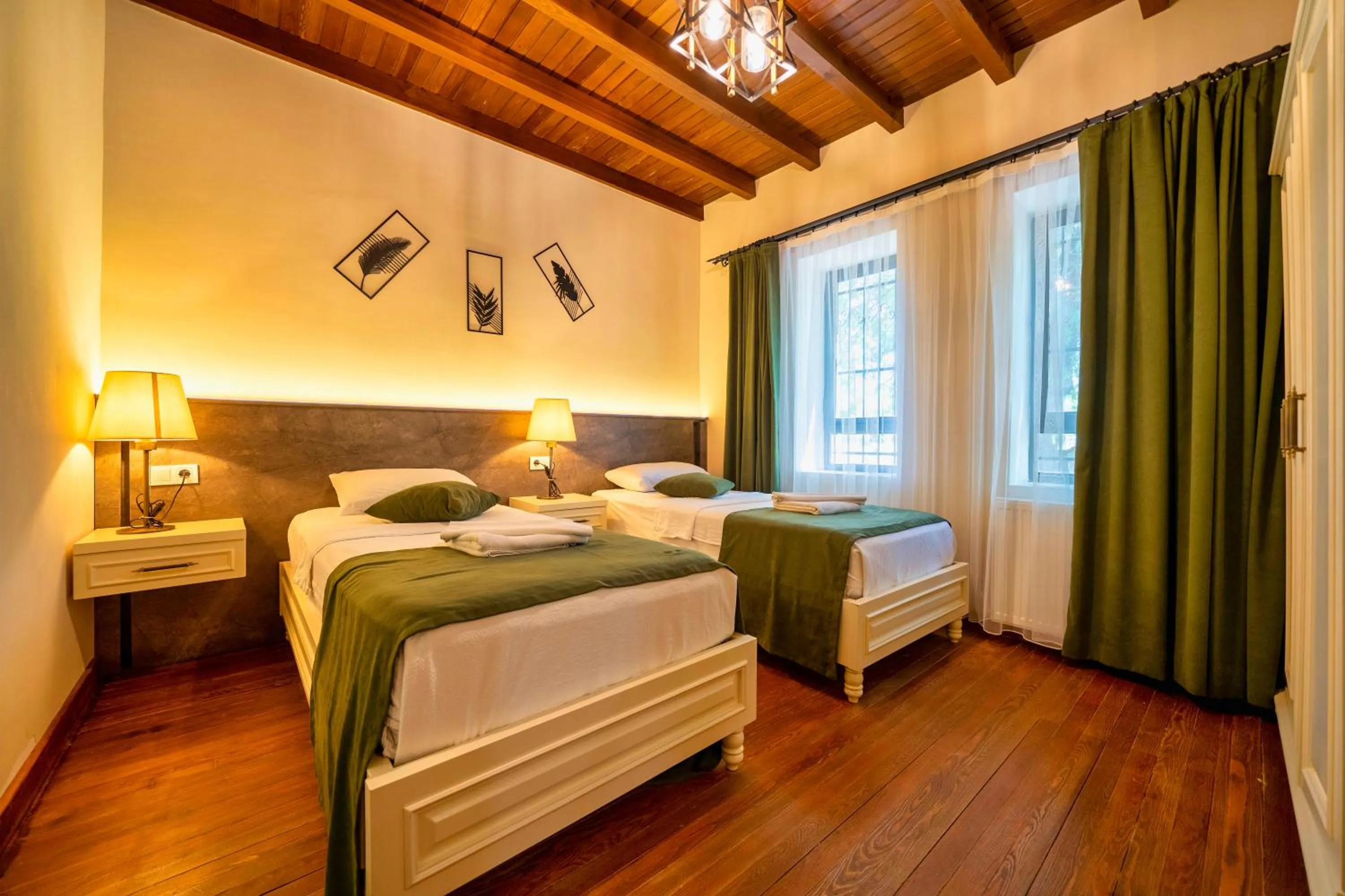 Bed in Lemon Villa Fethiye very special location and stylish design