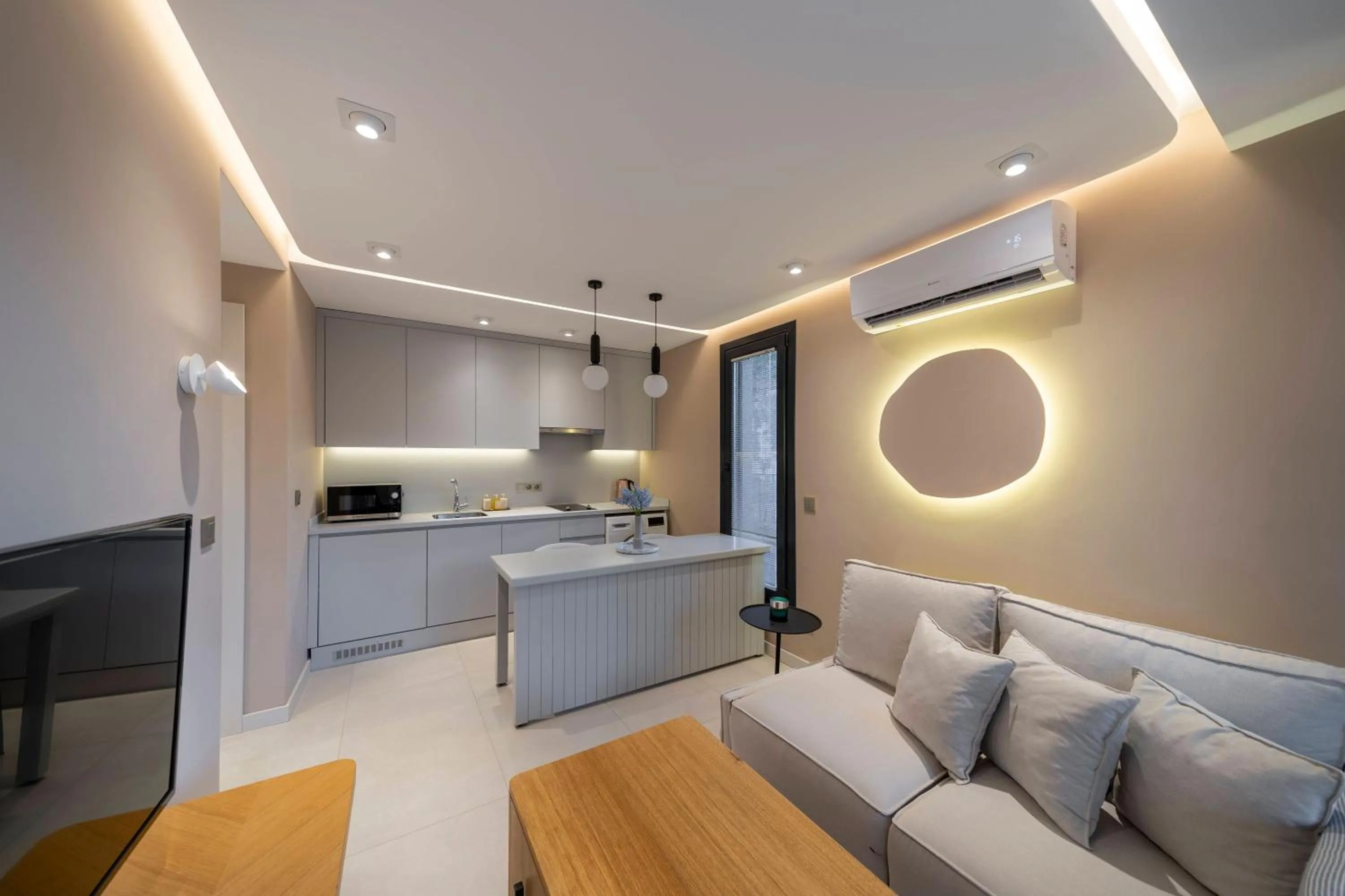 Kitchen or kitchenette in Helis Premium Suites Bodrum