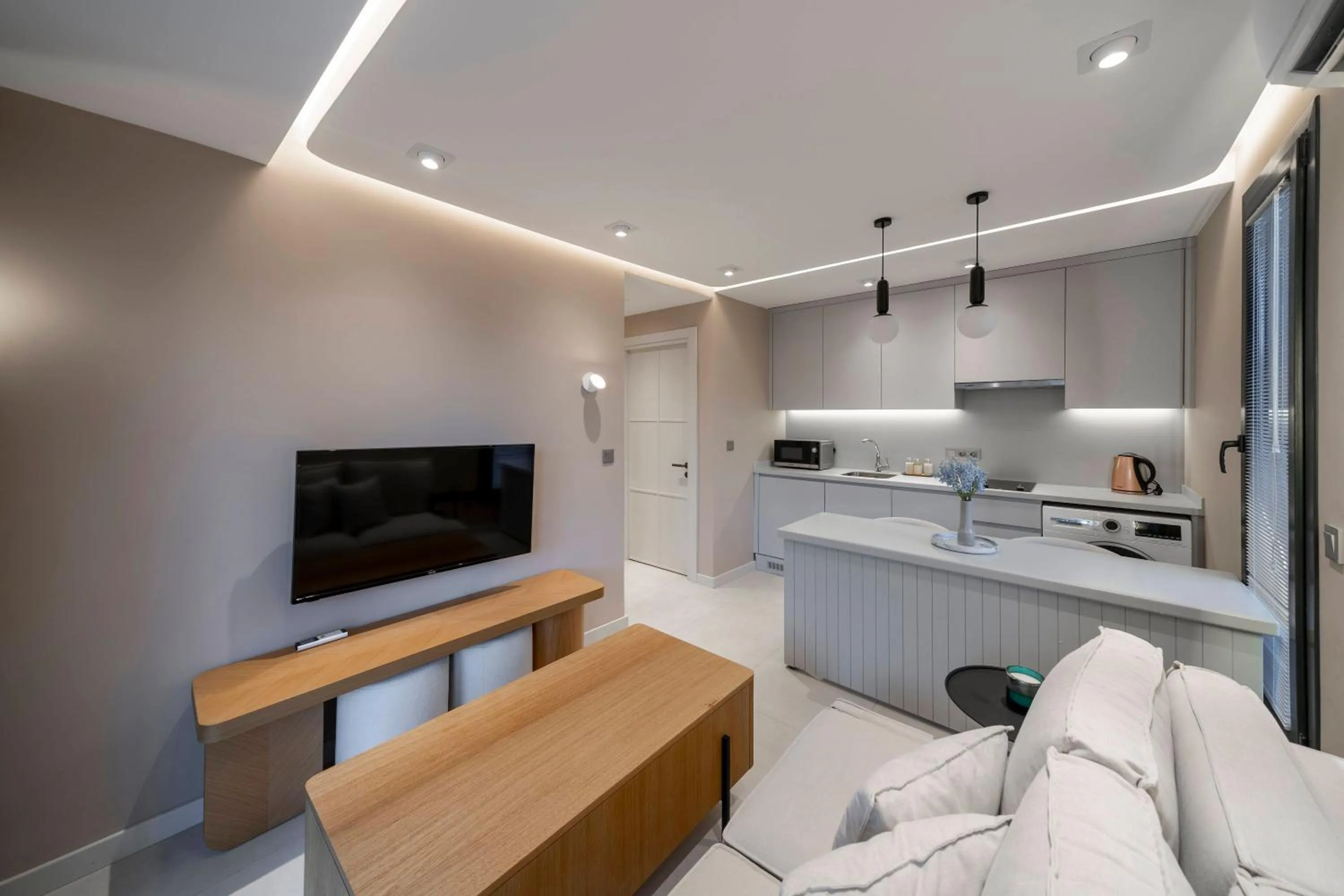 Kitchen or kitchenette in Helis Premium Suites Bodrum