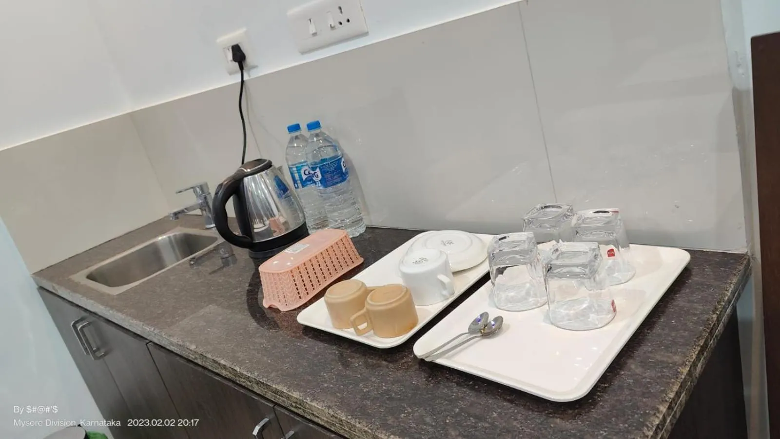 Kitchen or kitchenette in Coorg ASHOK PALACE