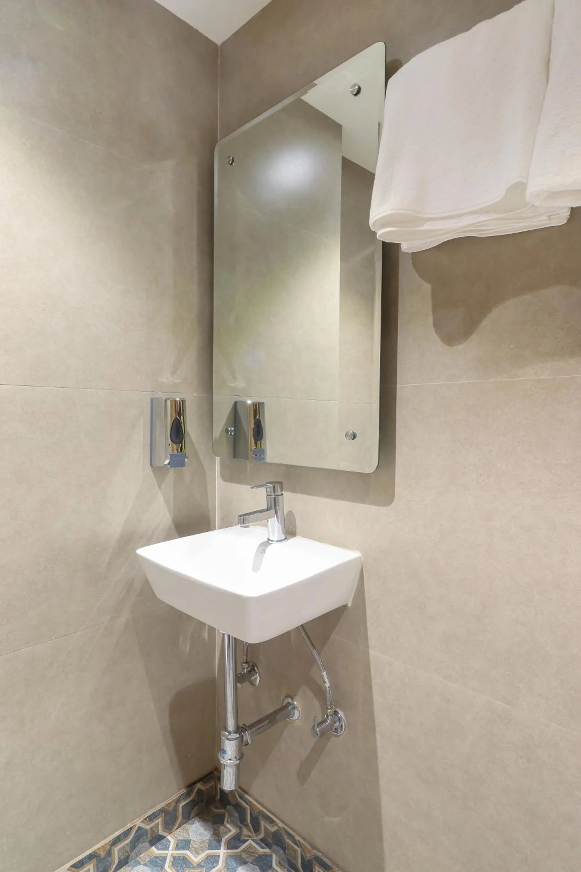 Bathroom in Hotel Bricks, Karol Bagh, New Delhi