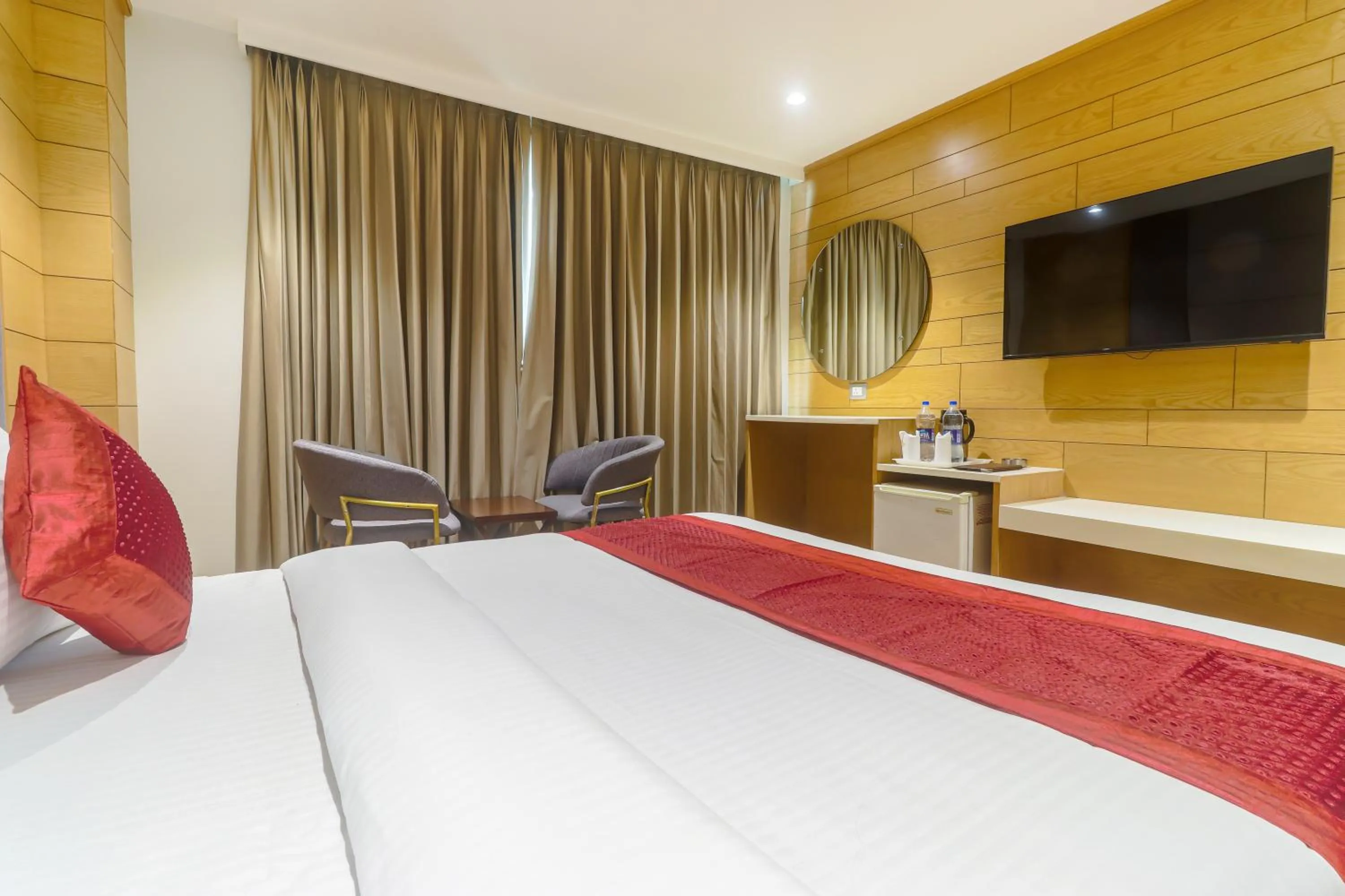 Bed in Hotel Bricks, Karol Bagh, New Delhi