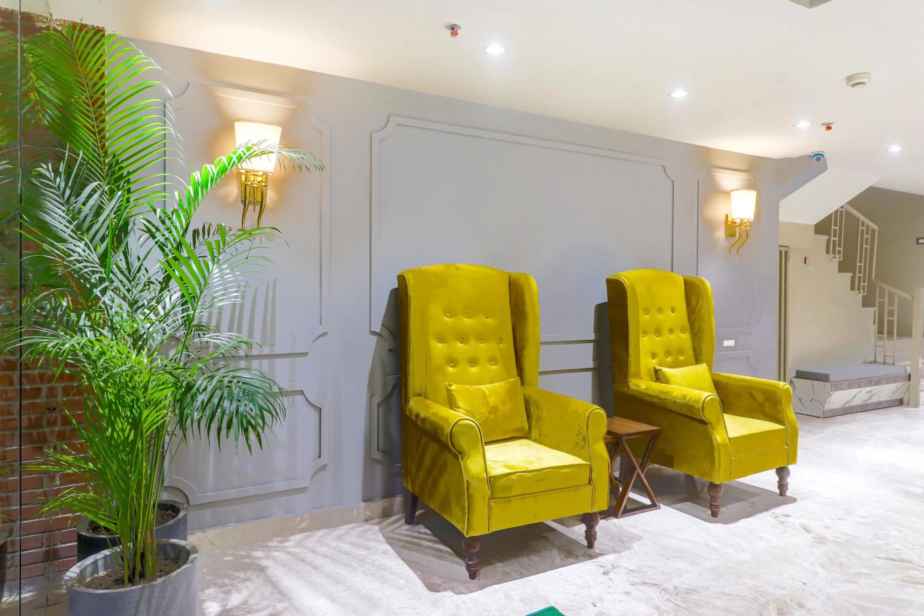 Lobby or reception in Hotel Bricks, Karol Bagh, New Delhi