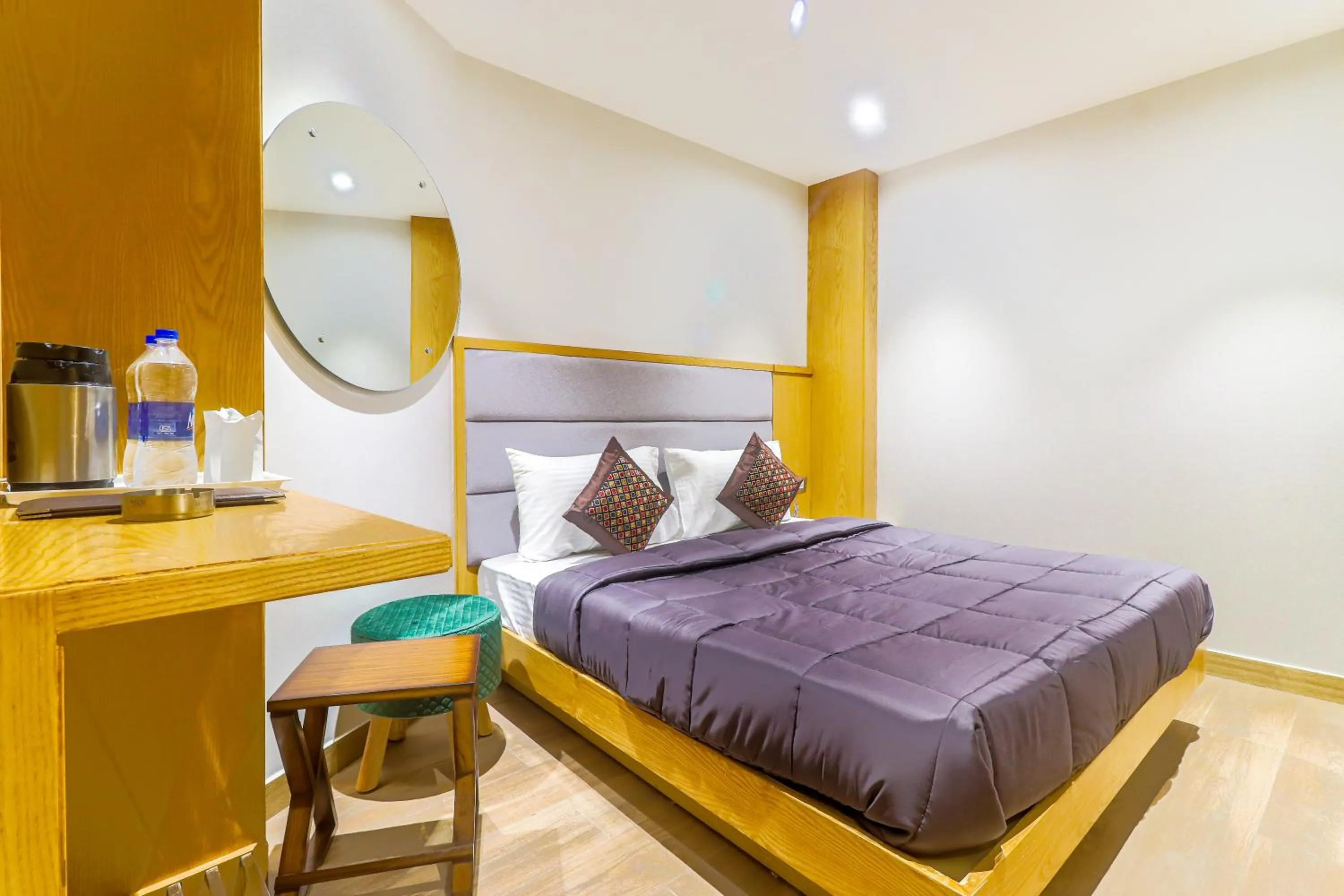 Bed in Hotel Bricks, Karol Bagh, New Delhi