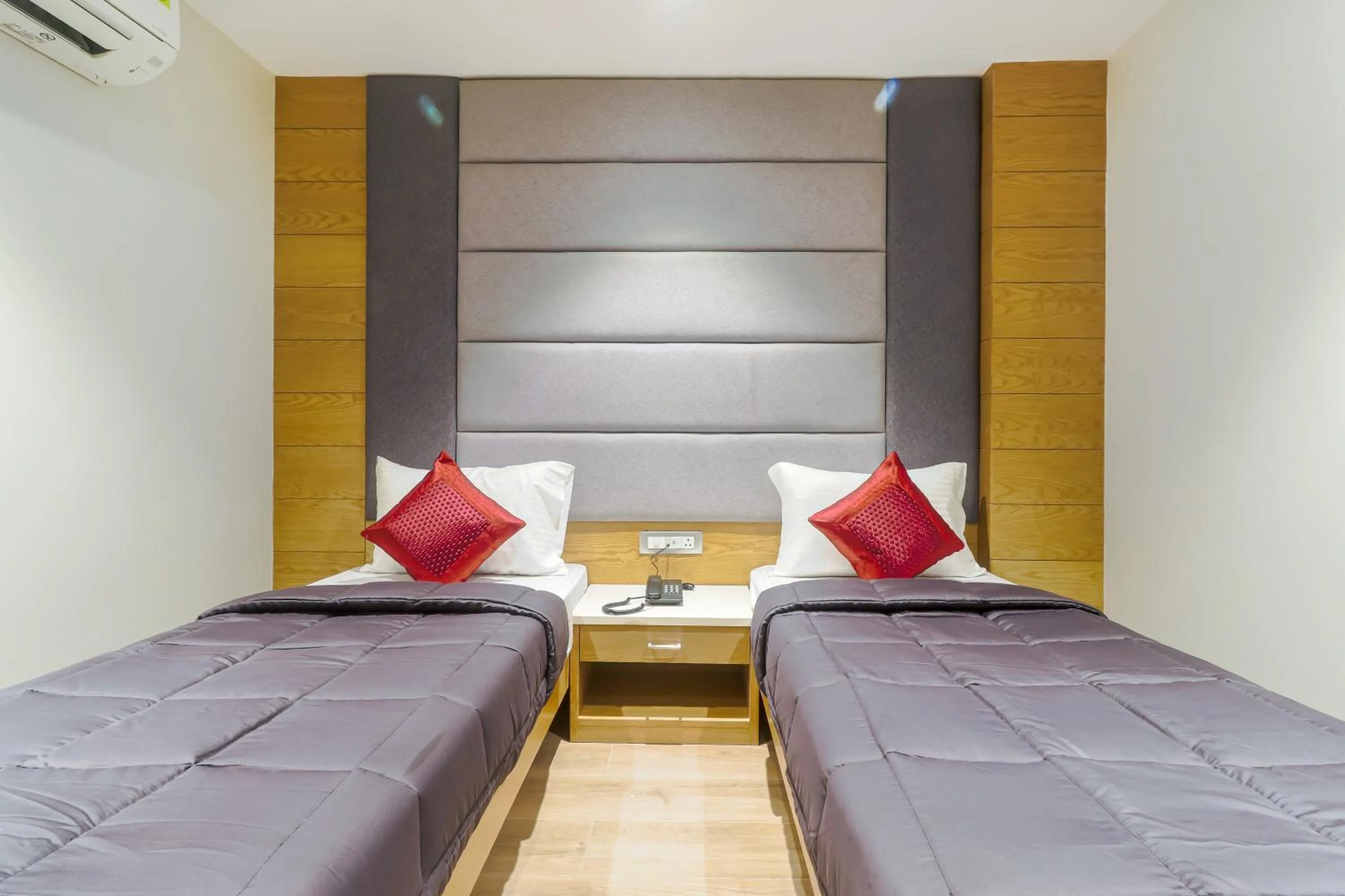 Bed in Hotel Bricks, Karol Bagh, New Delhi