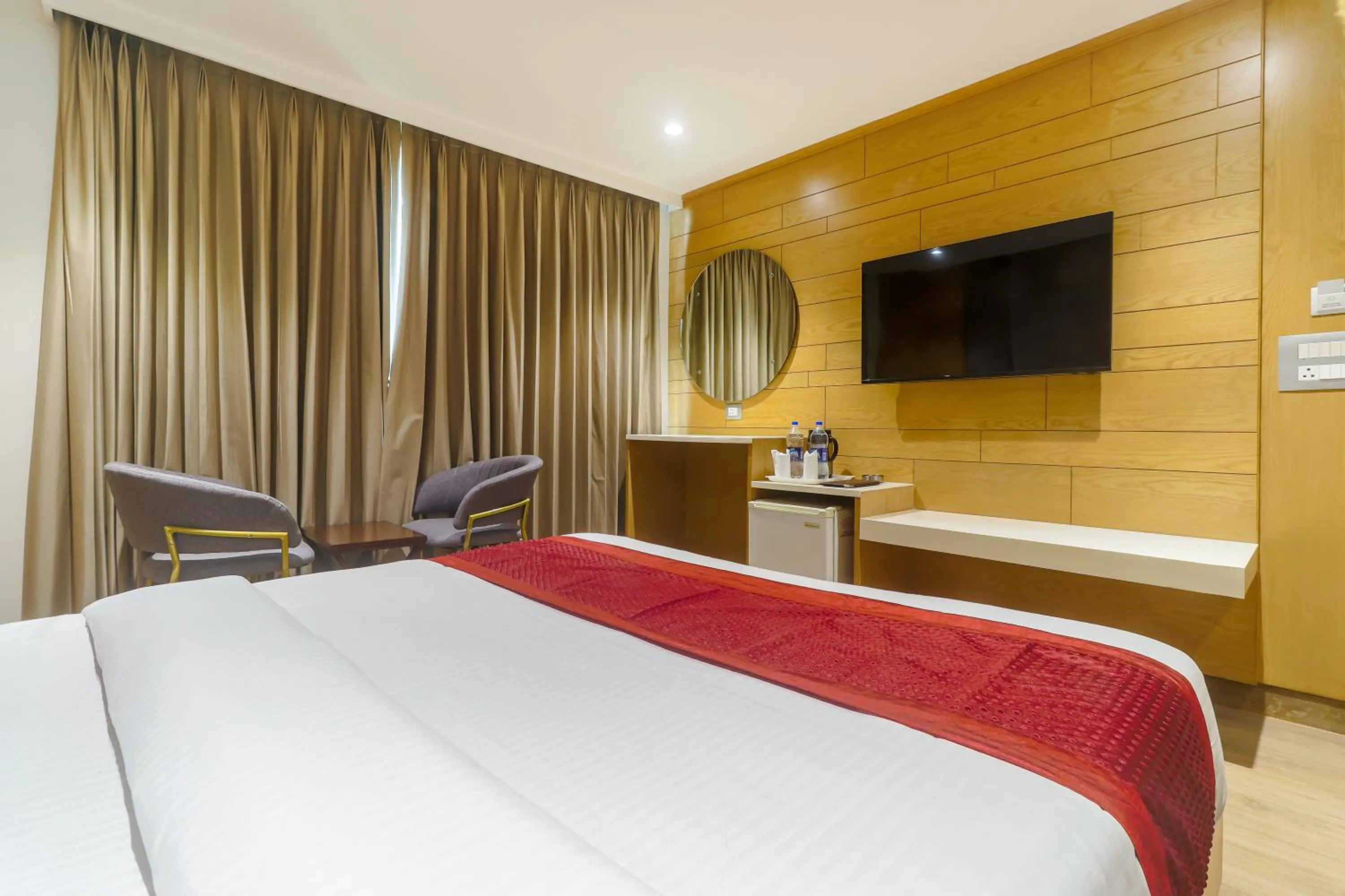 Bed in Hotel Bricks, Karol Bagh, New Delhi