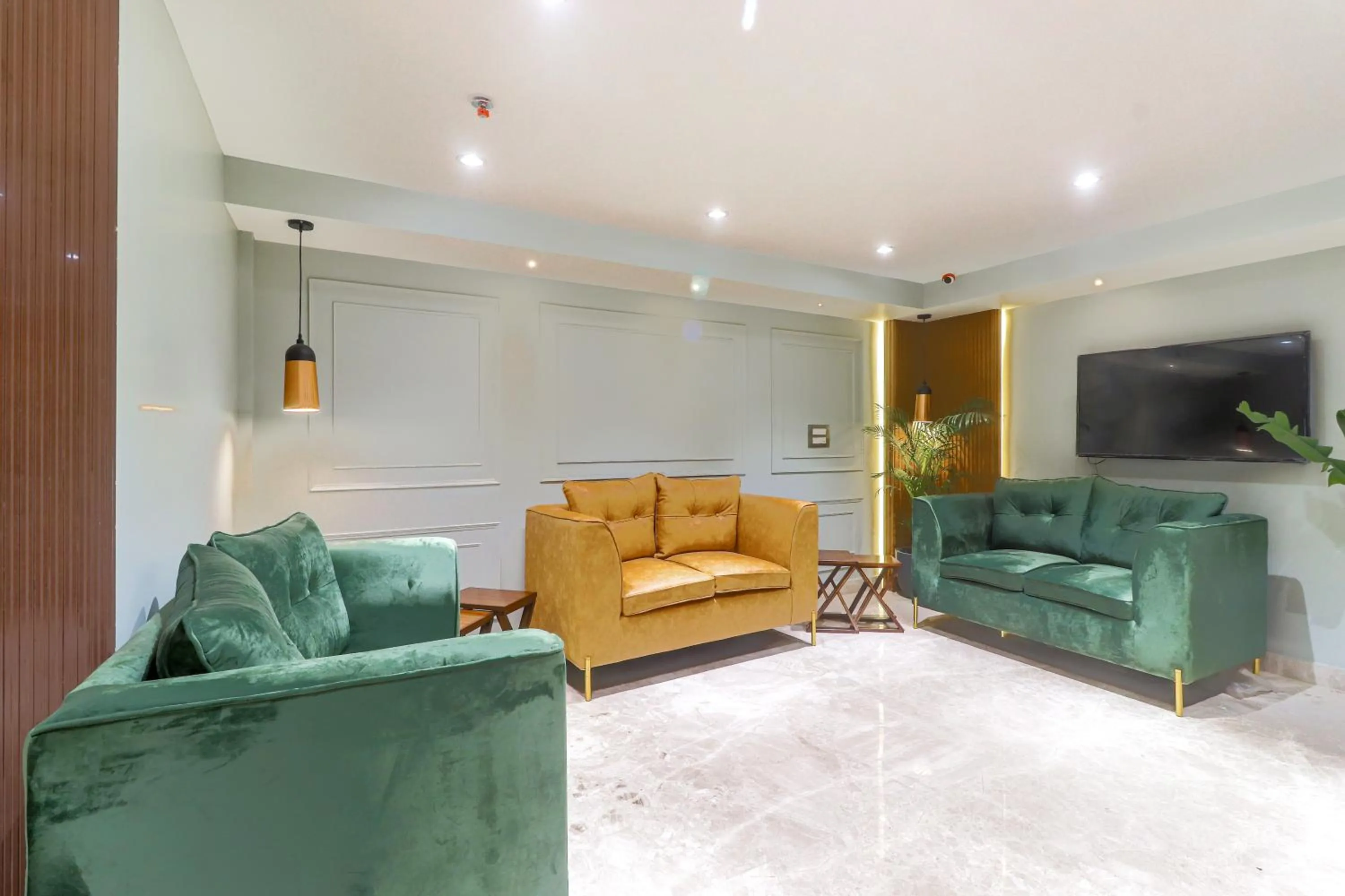 Lobby or reception in Hotel Bricks, Karol Bagh, New Delhi