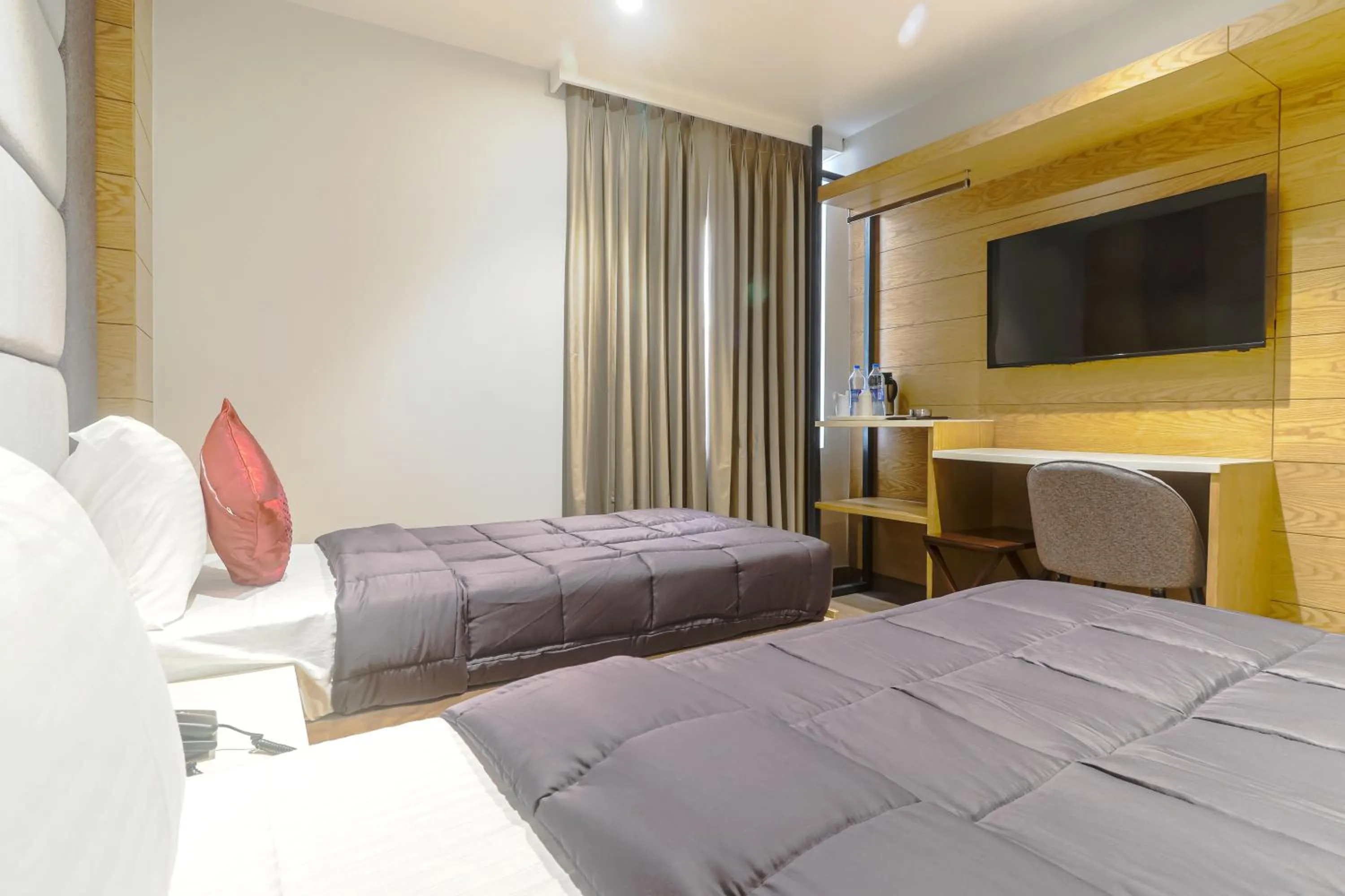 Bed in Hotel Bricks, Karol Bagh, New Delhi