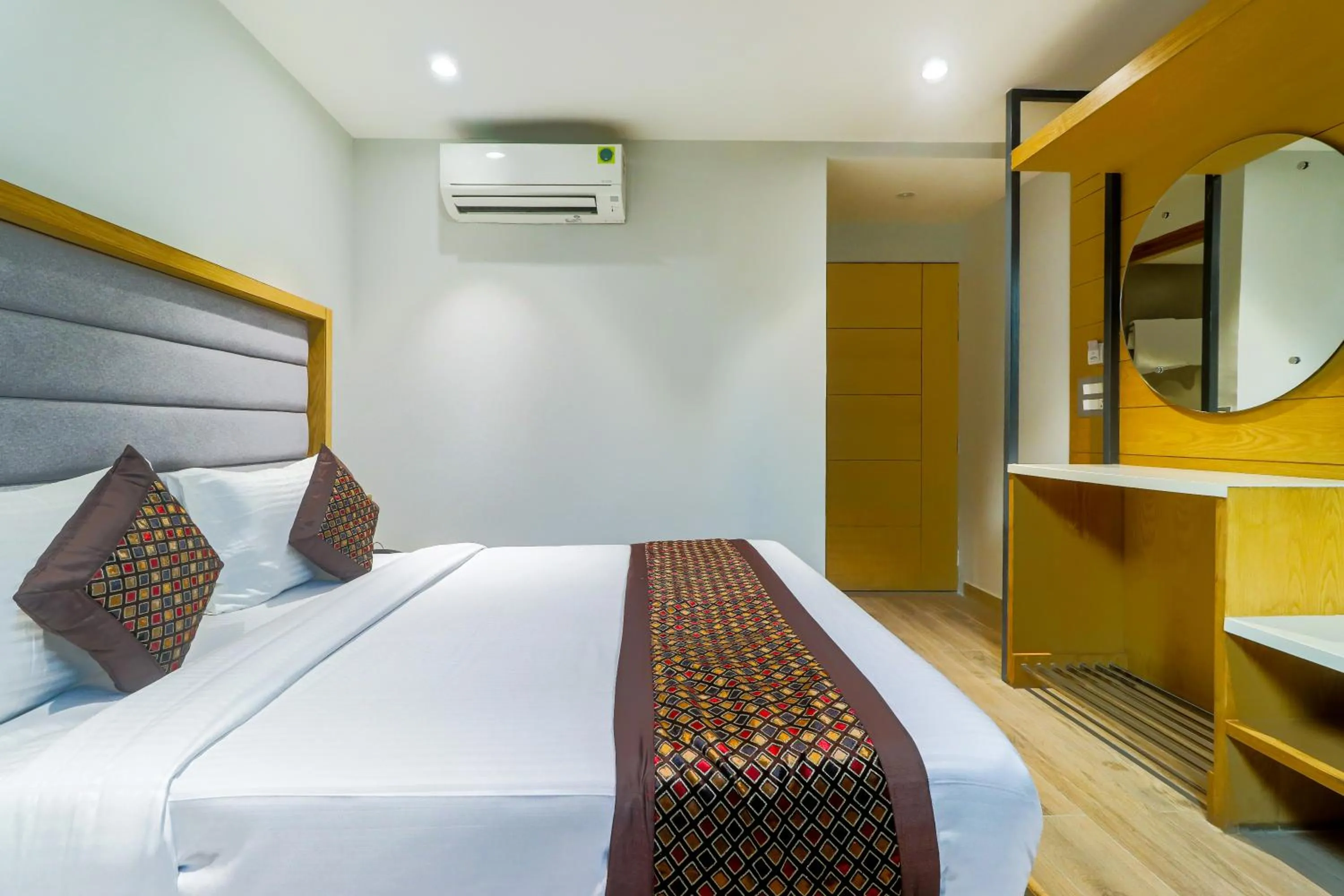 Bed in Hotel Bricks, Karol Bagh, New Delhi