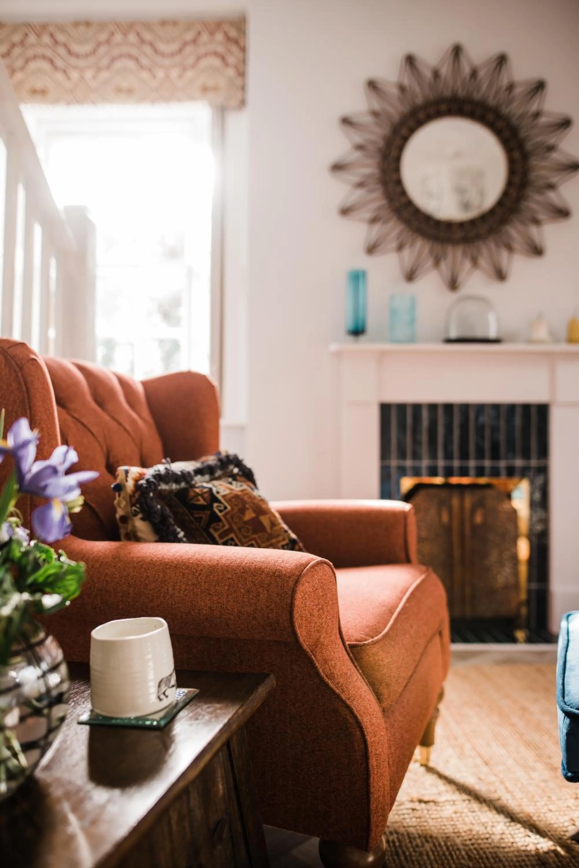 Living room in The Naight House