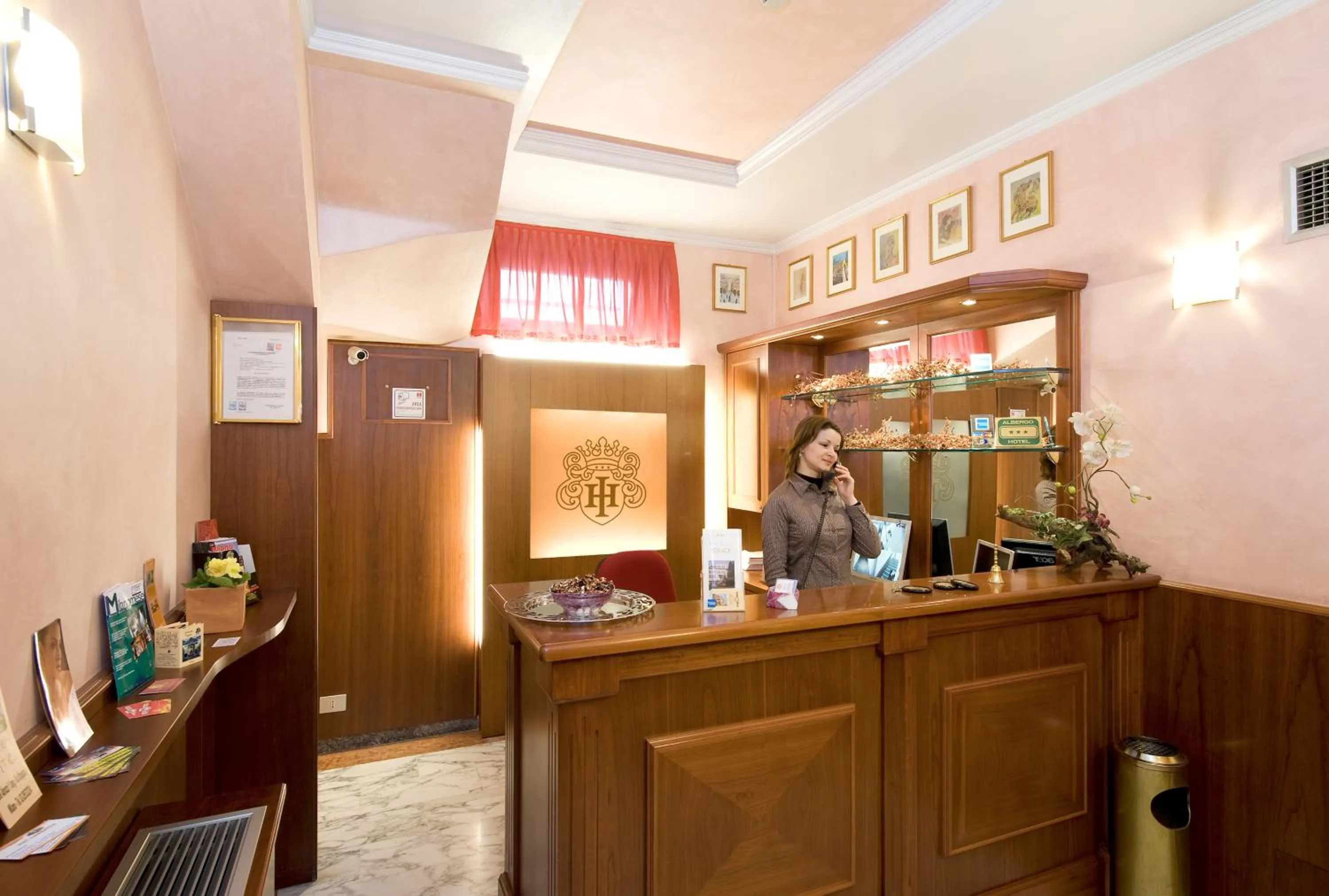 Lobby or reception in Hotel Ideale