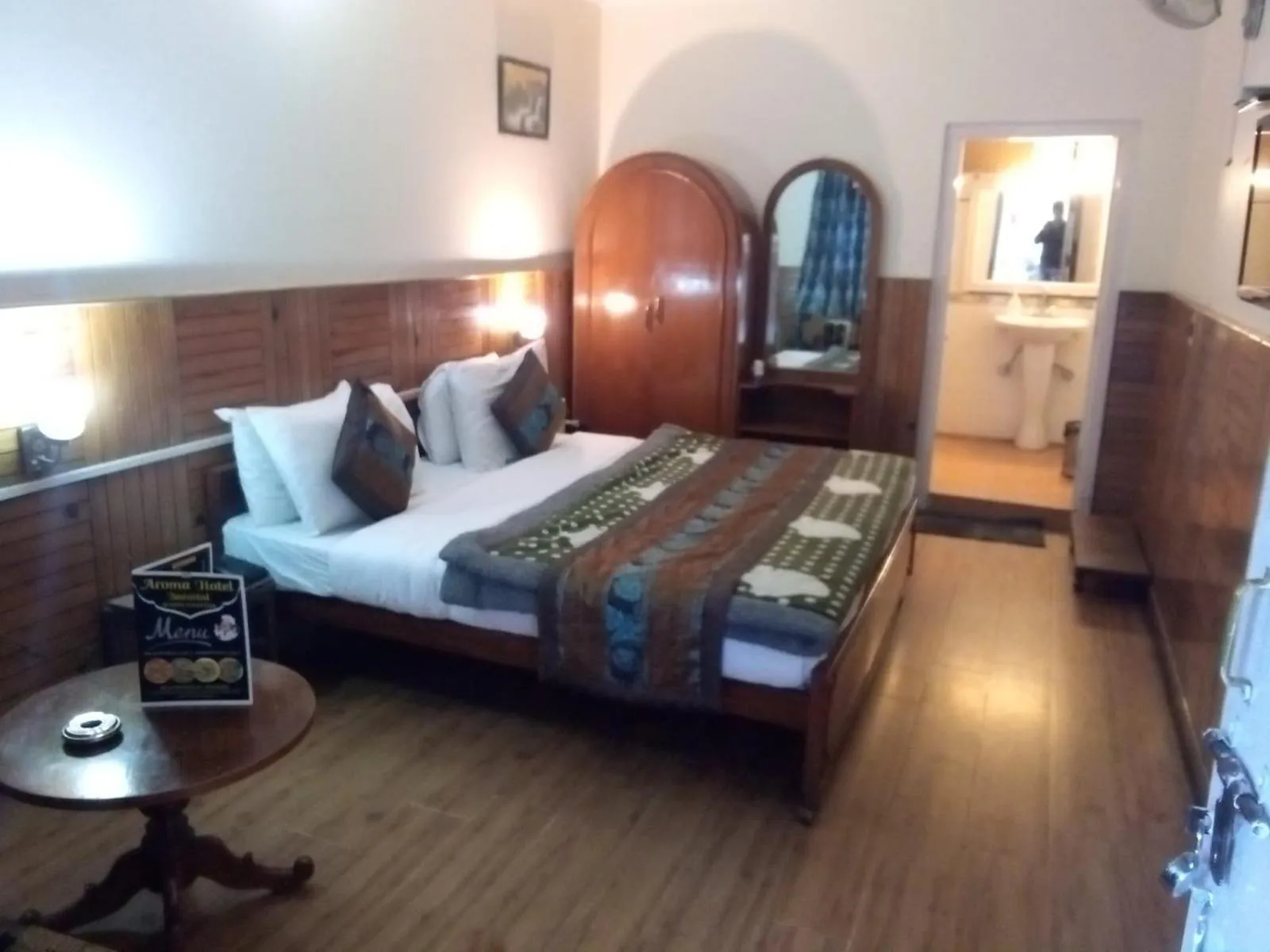 Bedroom, Bed in Hotel Aroma Nainital In house parking