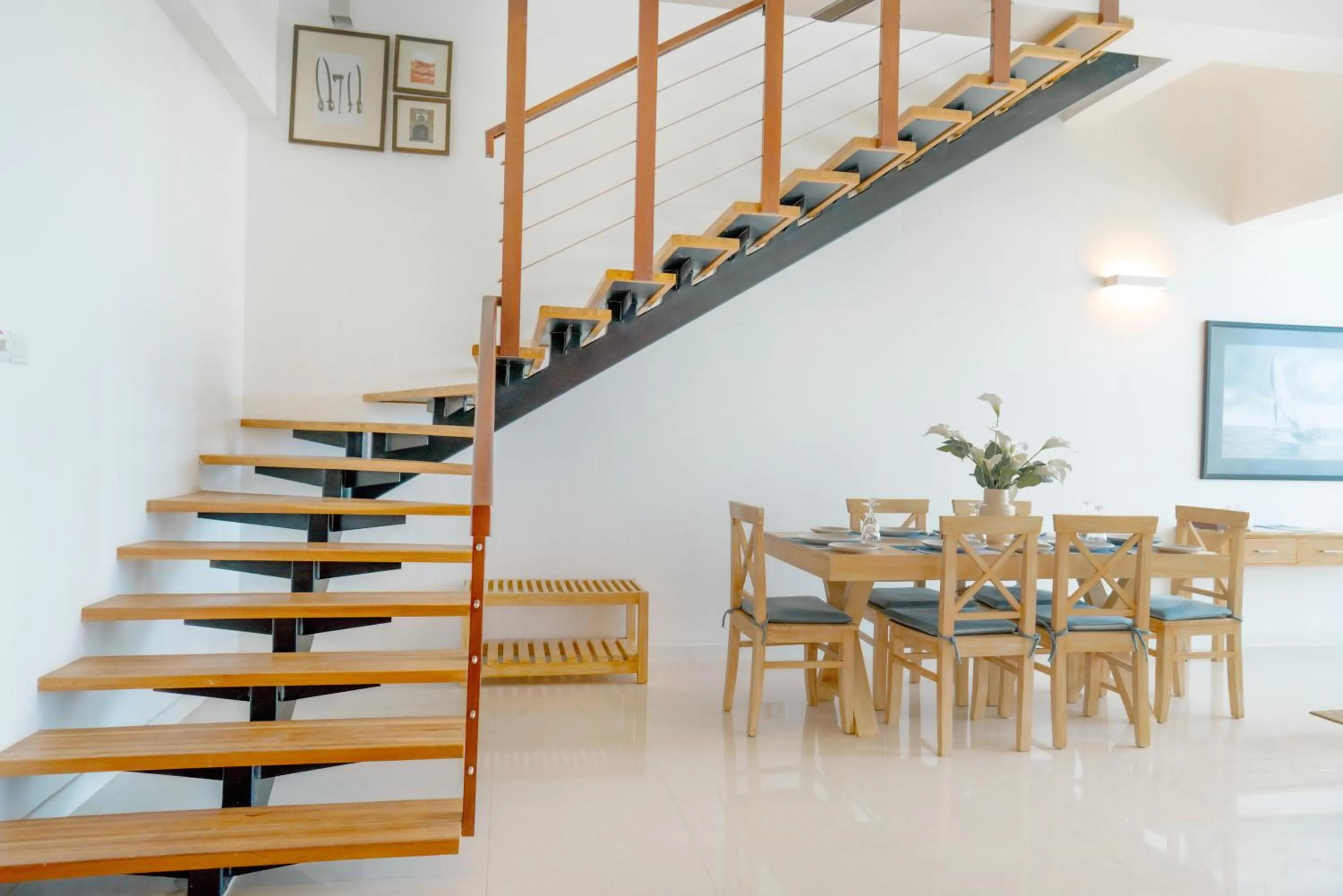 Dining area in Oceanfront Galle by ICC