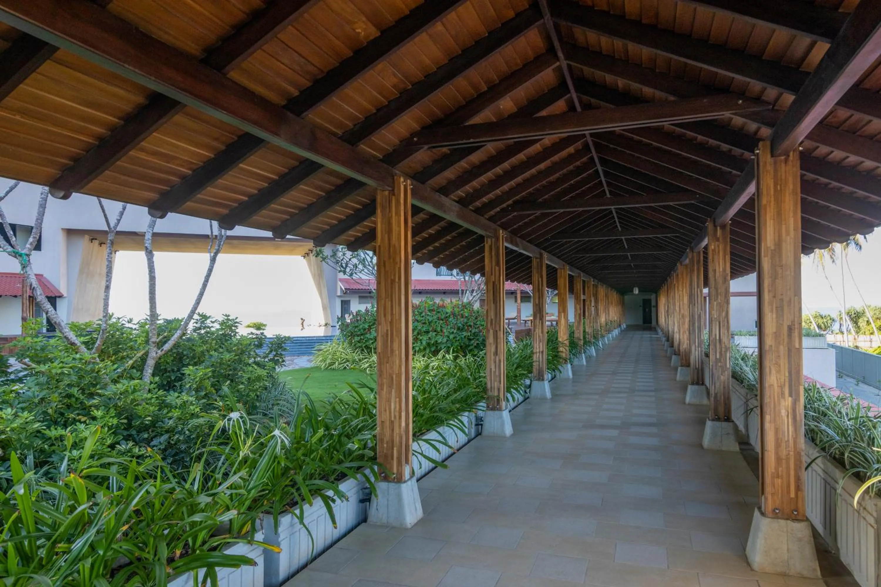 Inner courtyard view in Oceanfront Galle by ICC
