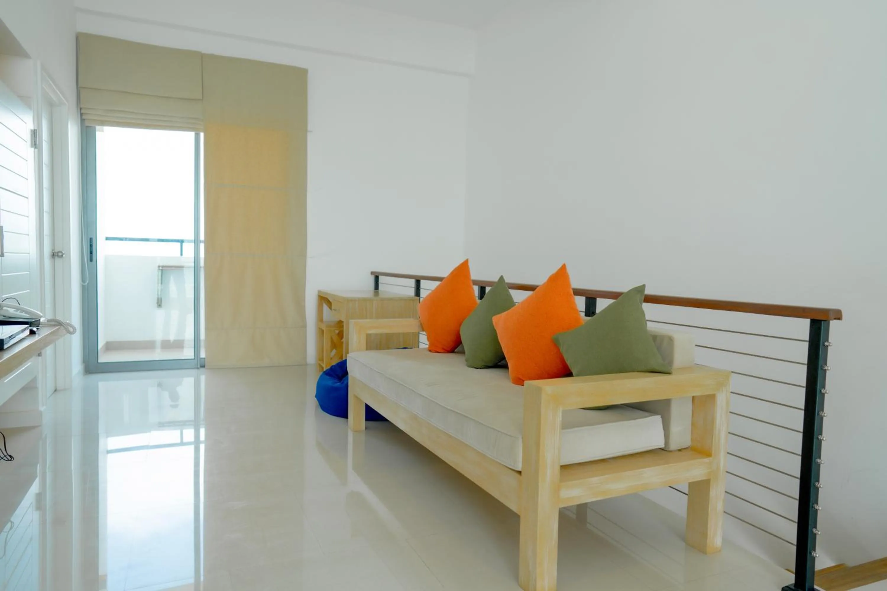 Seating area, Bed in Oceanfront Galle by ICC