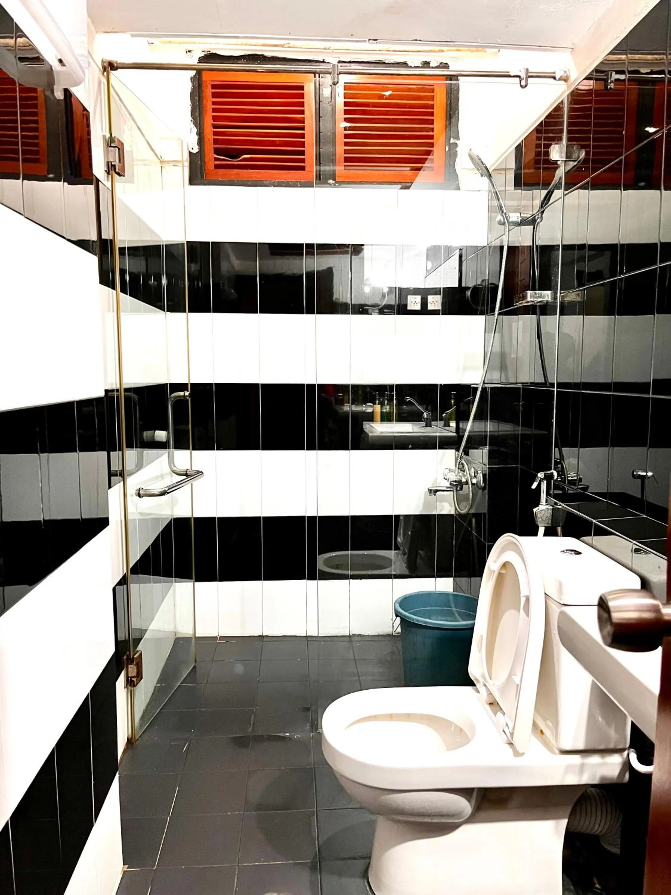 Shower in Subhas Tourist Hotel