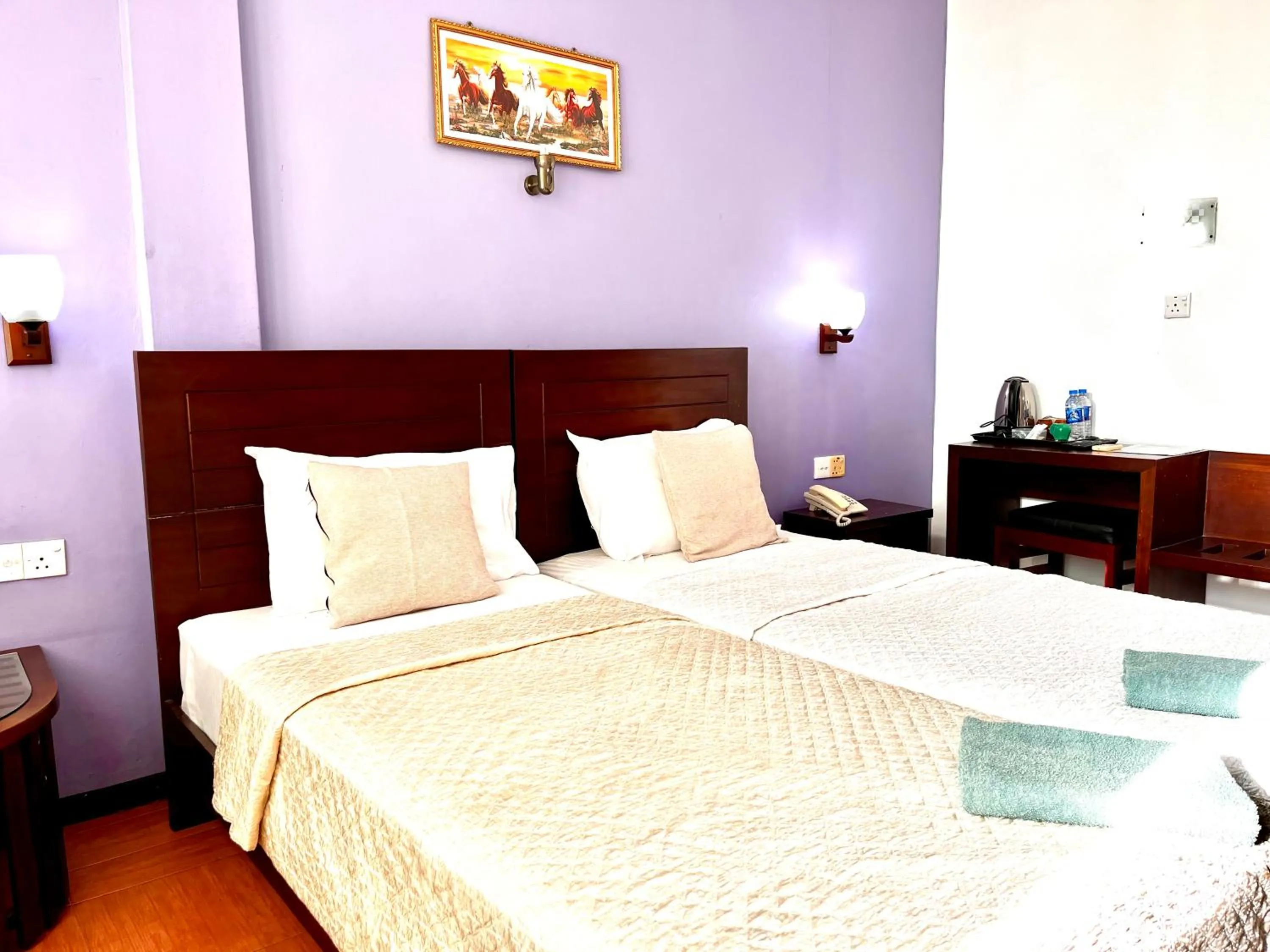 Photo of the whole room, Bed in Subhas Tourist Hotel