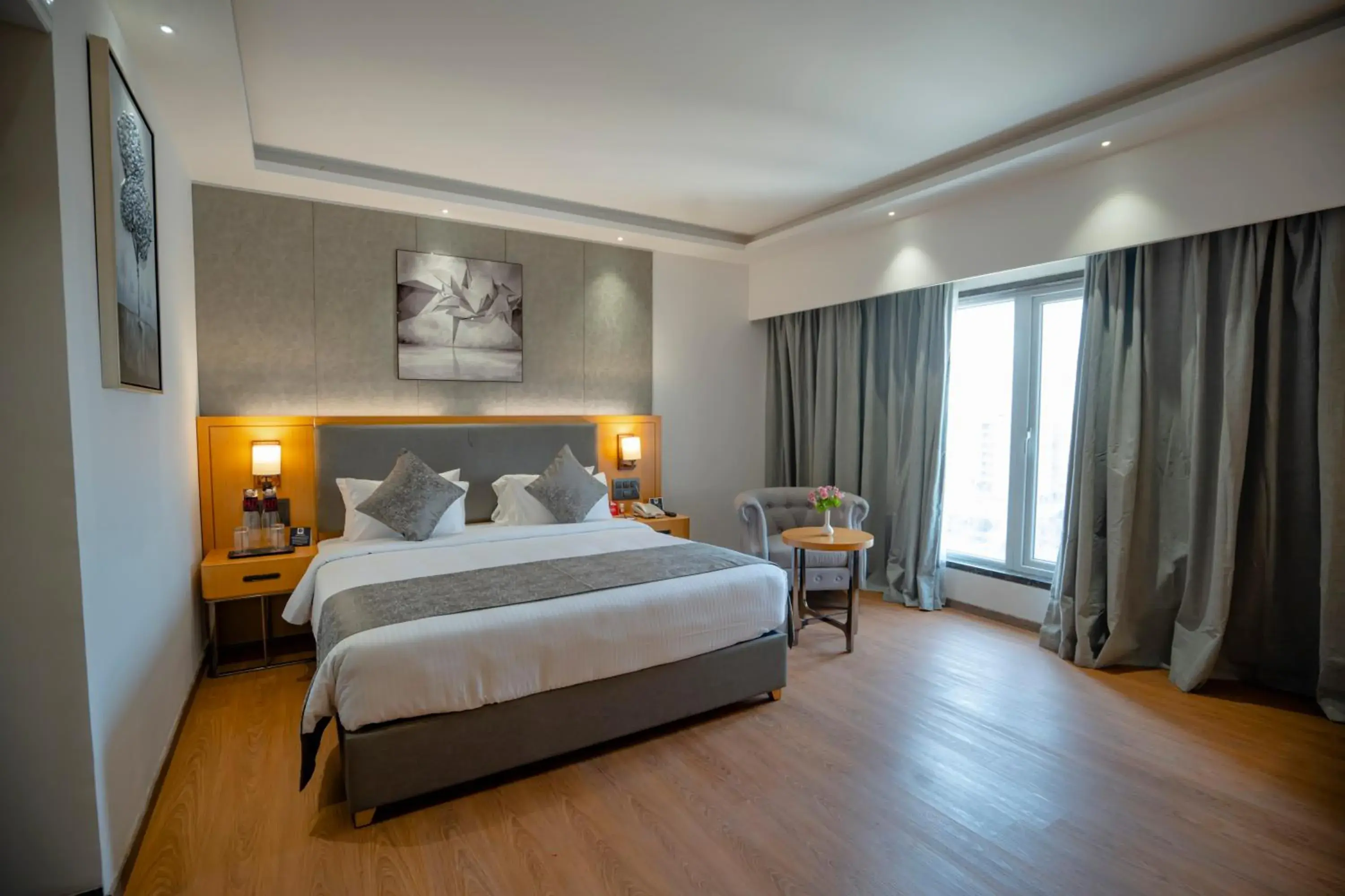 Deluxe Double Room with Balcony - single occupancy in Zip By Spree Hotels Chakan, Pune Deluxe Double Room with Balcony - single occupancy in Zip By Spree Hotels Chakan, Pune