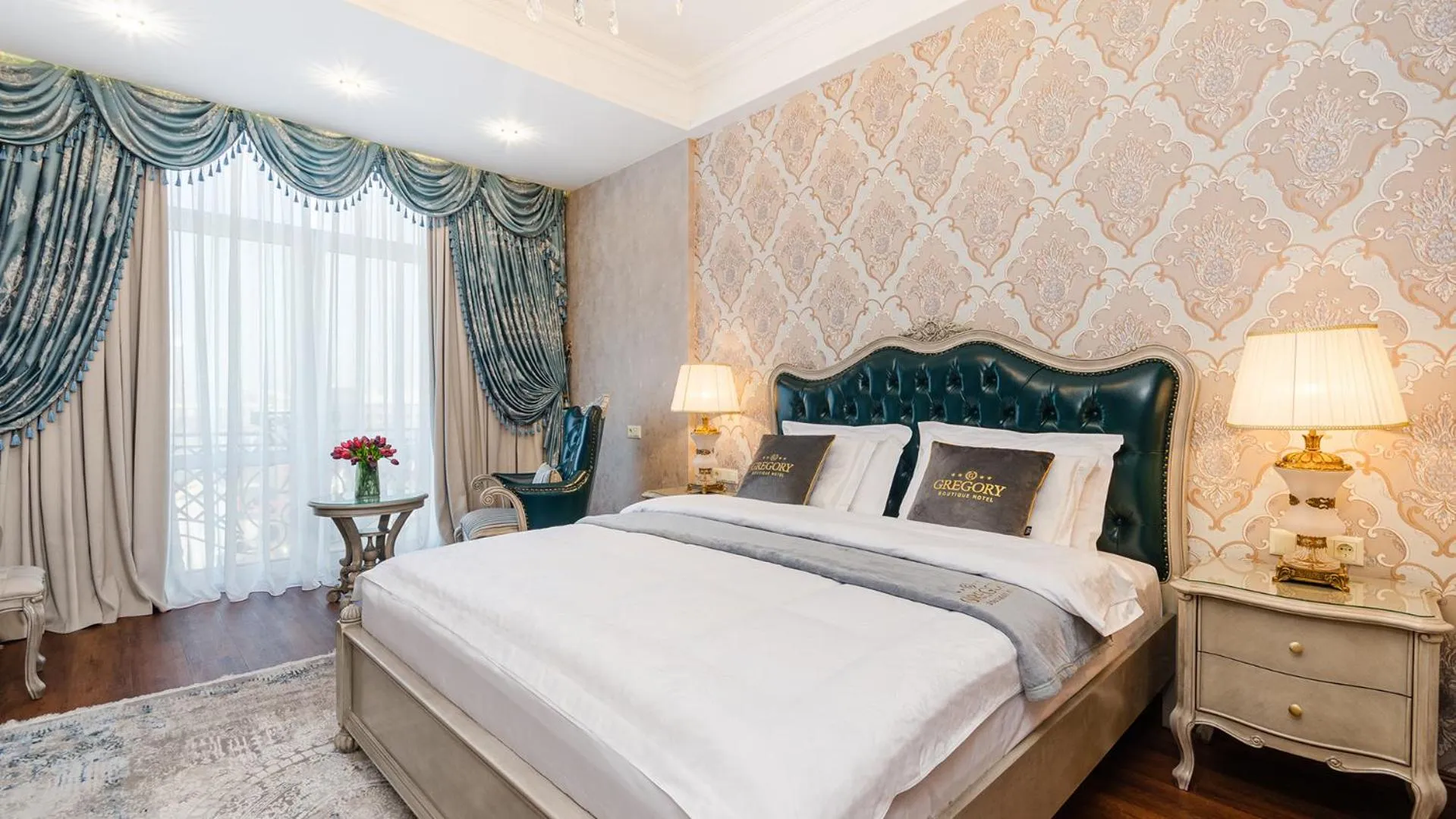 Bed in GREGORY Boutique Hotel Chisinau