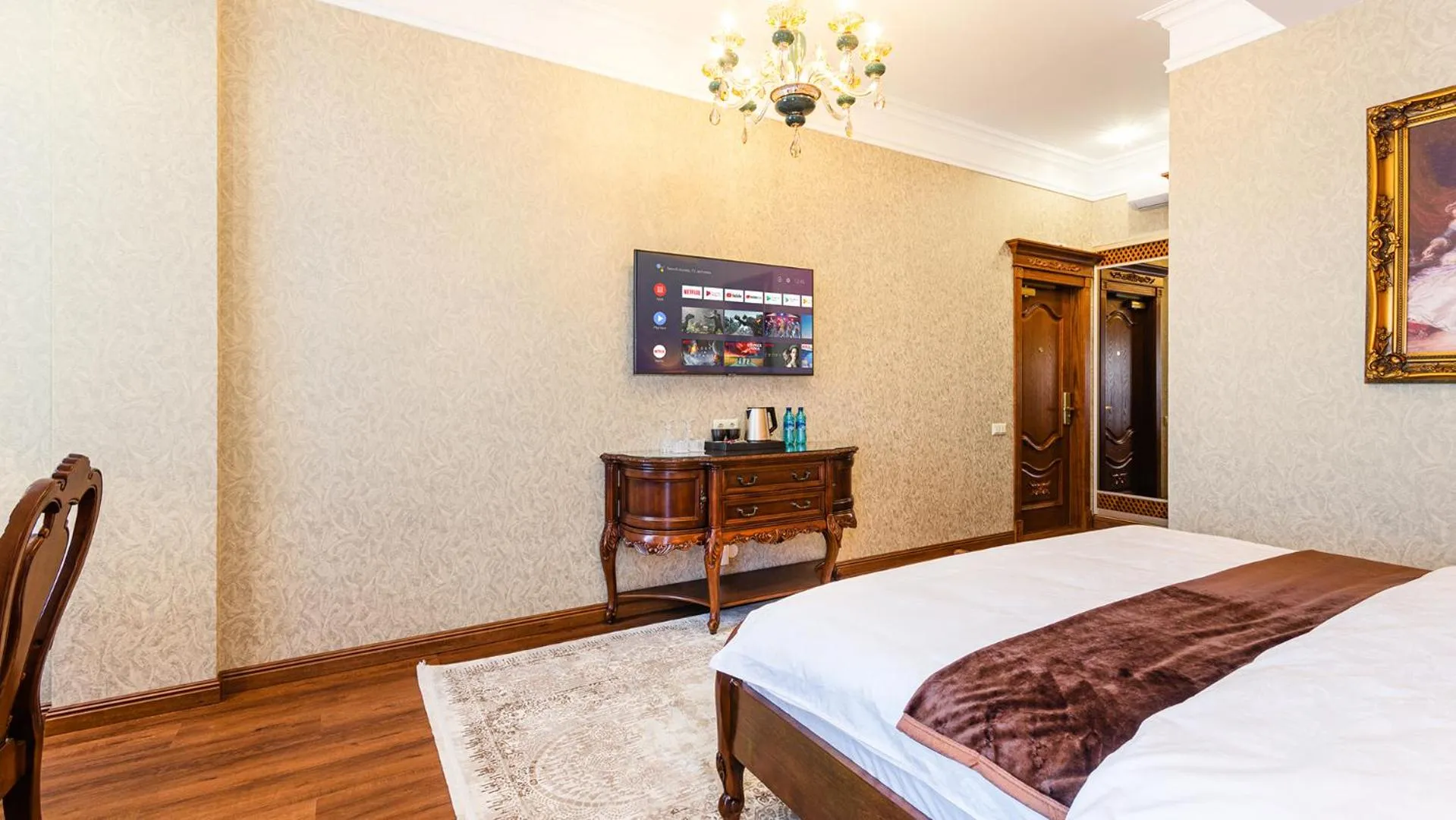 Bed in GREGORY Boutique Hotel Chisinau