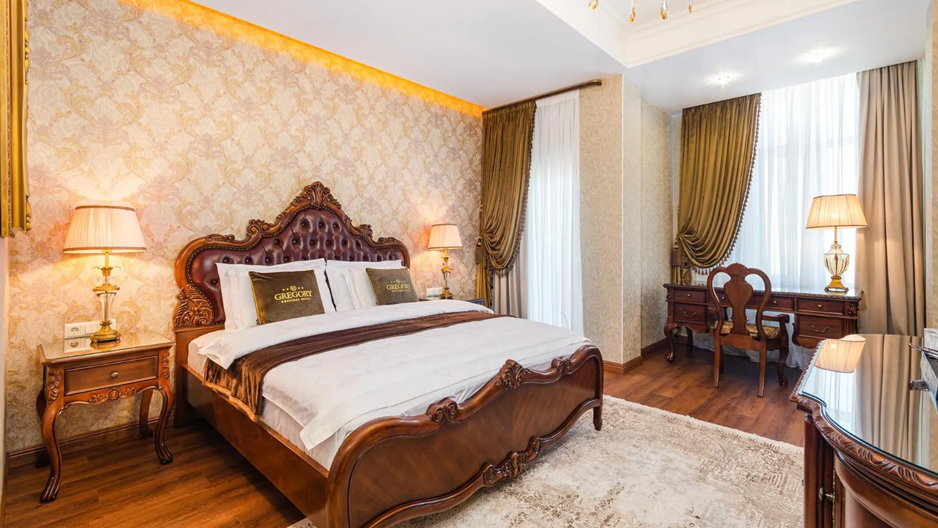 Bed in GREGORY Boutique Hotel Chisinau