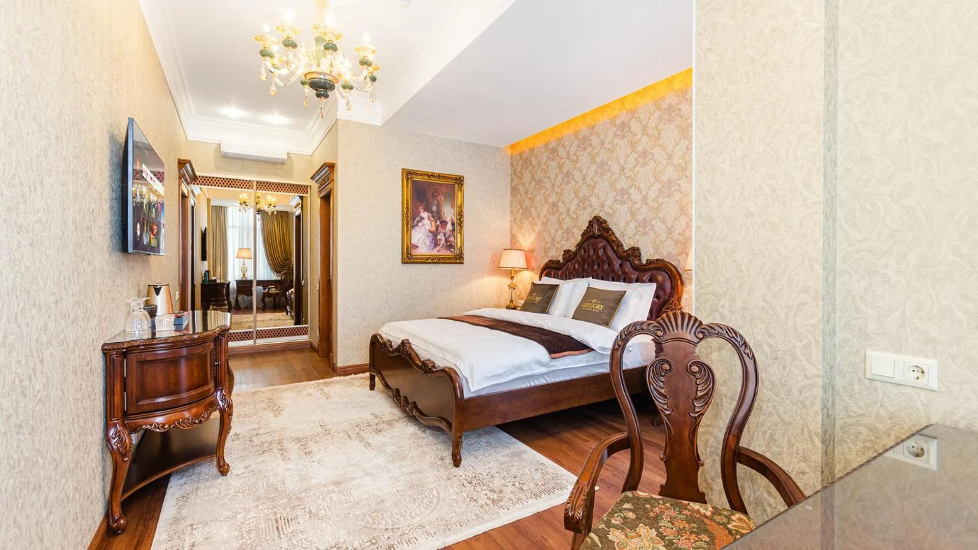 Photo of the whole room, Bed in GREGORY Boutique Hotel Chisinau