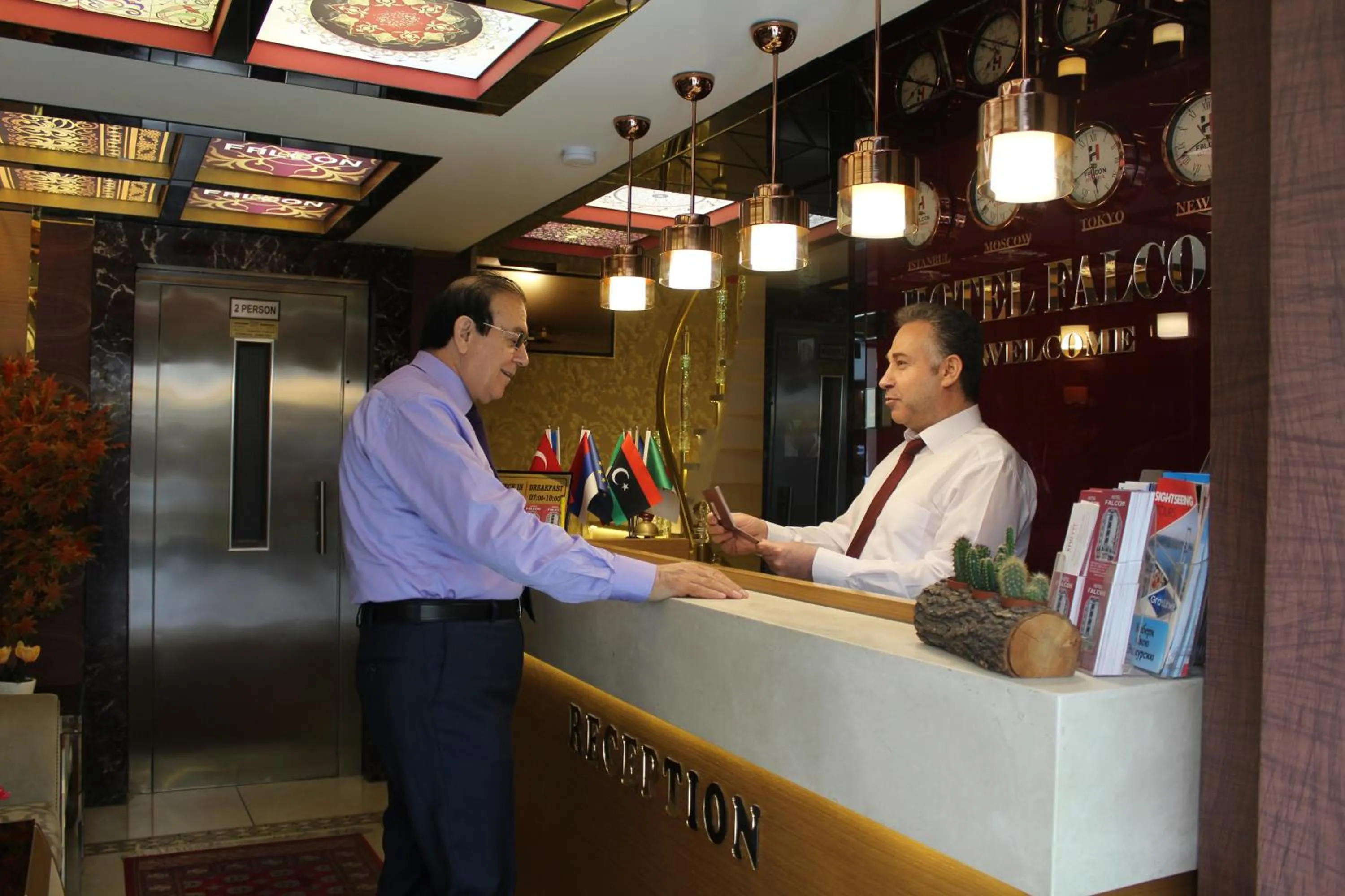 Staff in Hotel Falcon