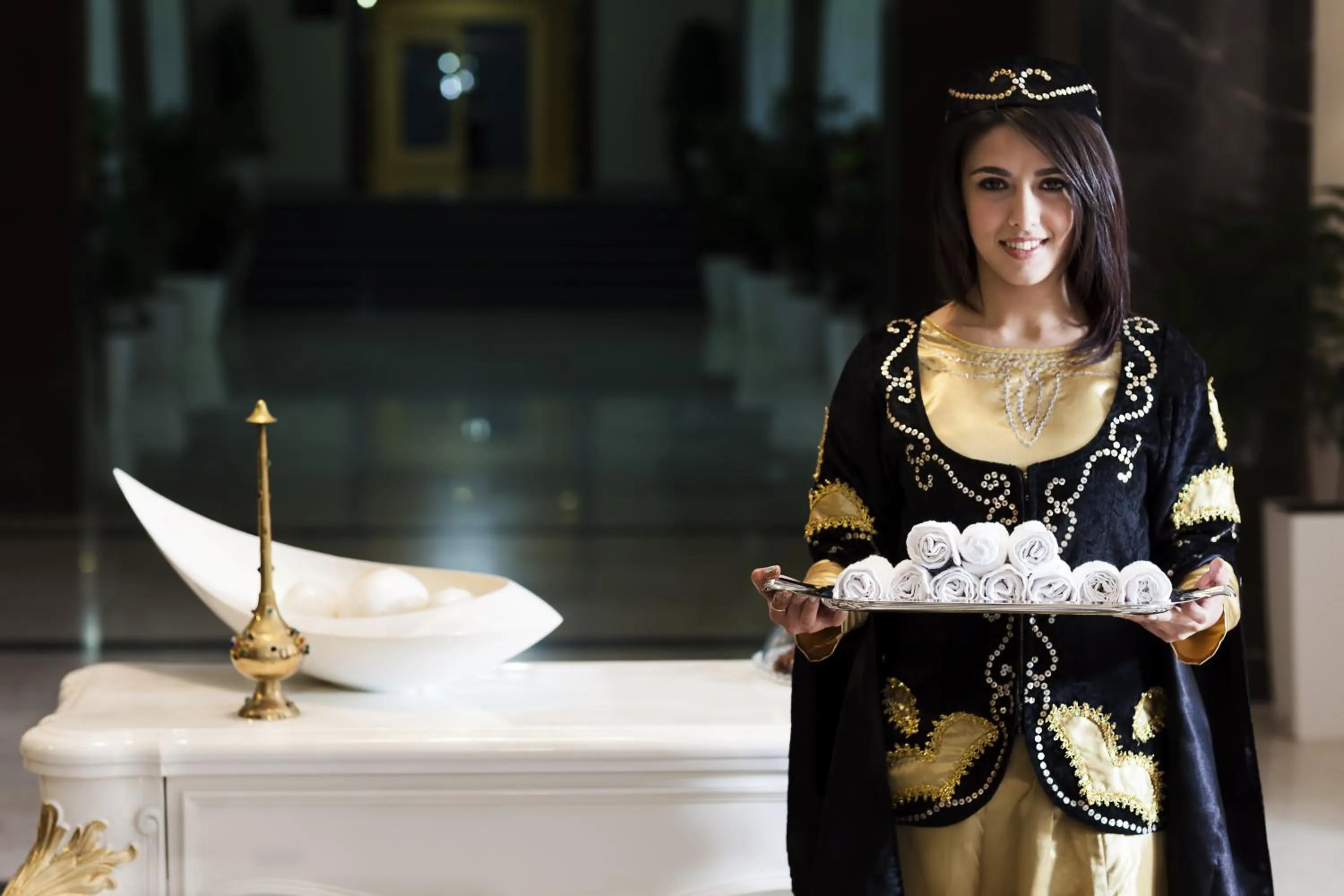 Staff in Gashalti Health Hotel Naftalan