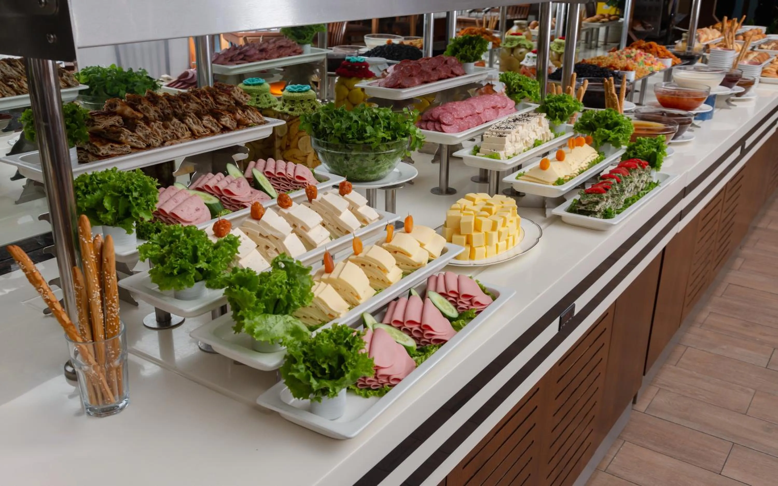 Breakfast in Gashalti Health Hotel Naftalan