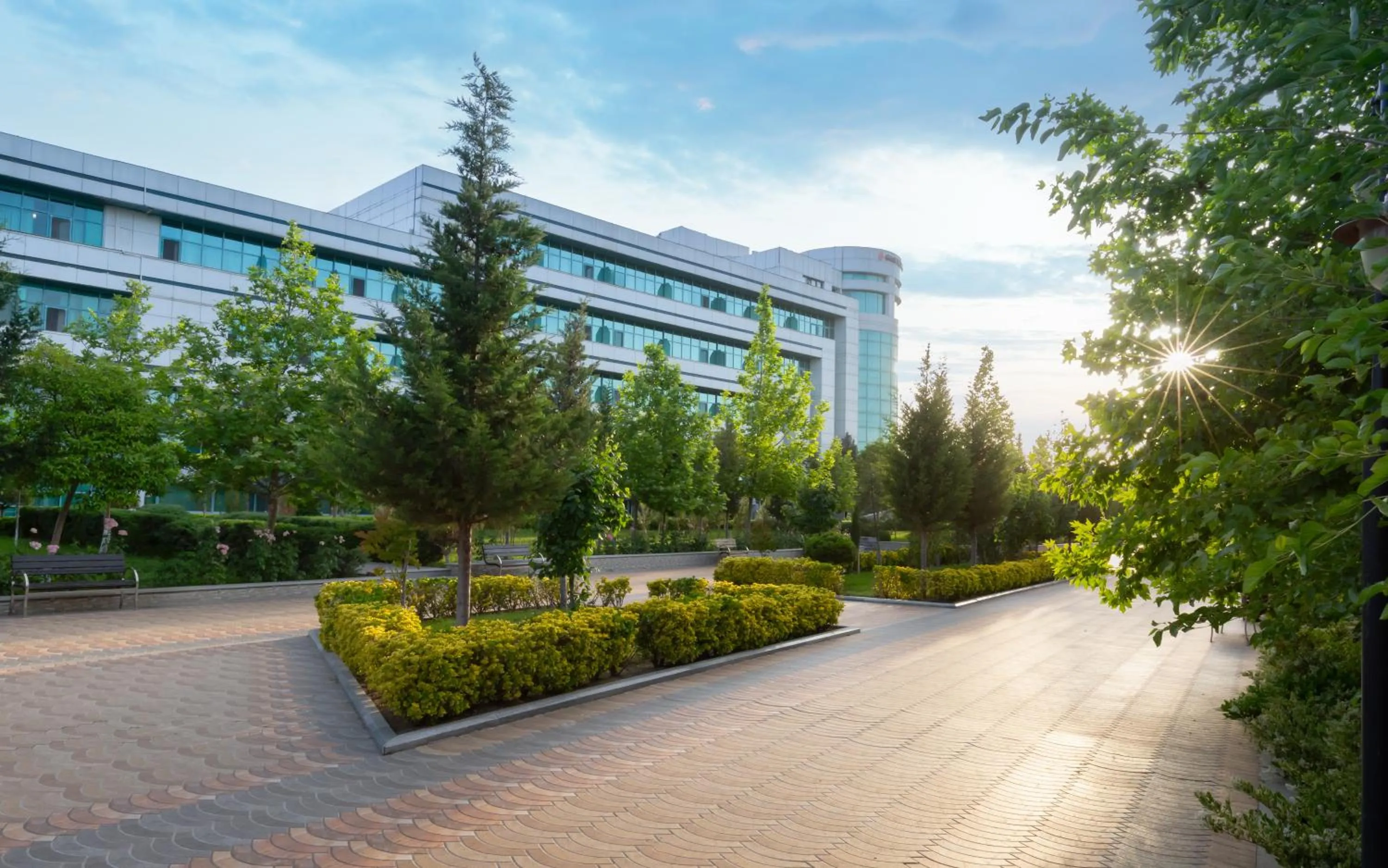 Garden in Gashalti Health Hotel Naftalan
