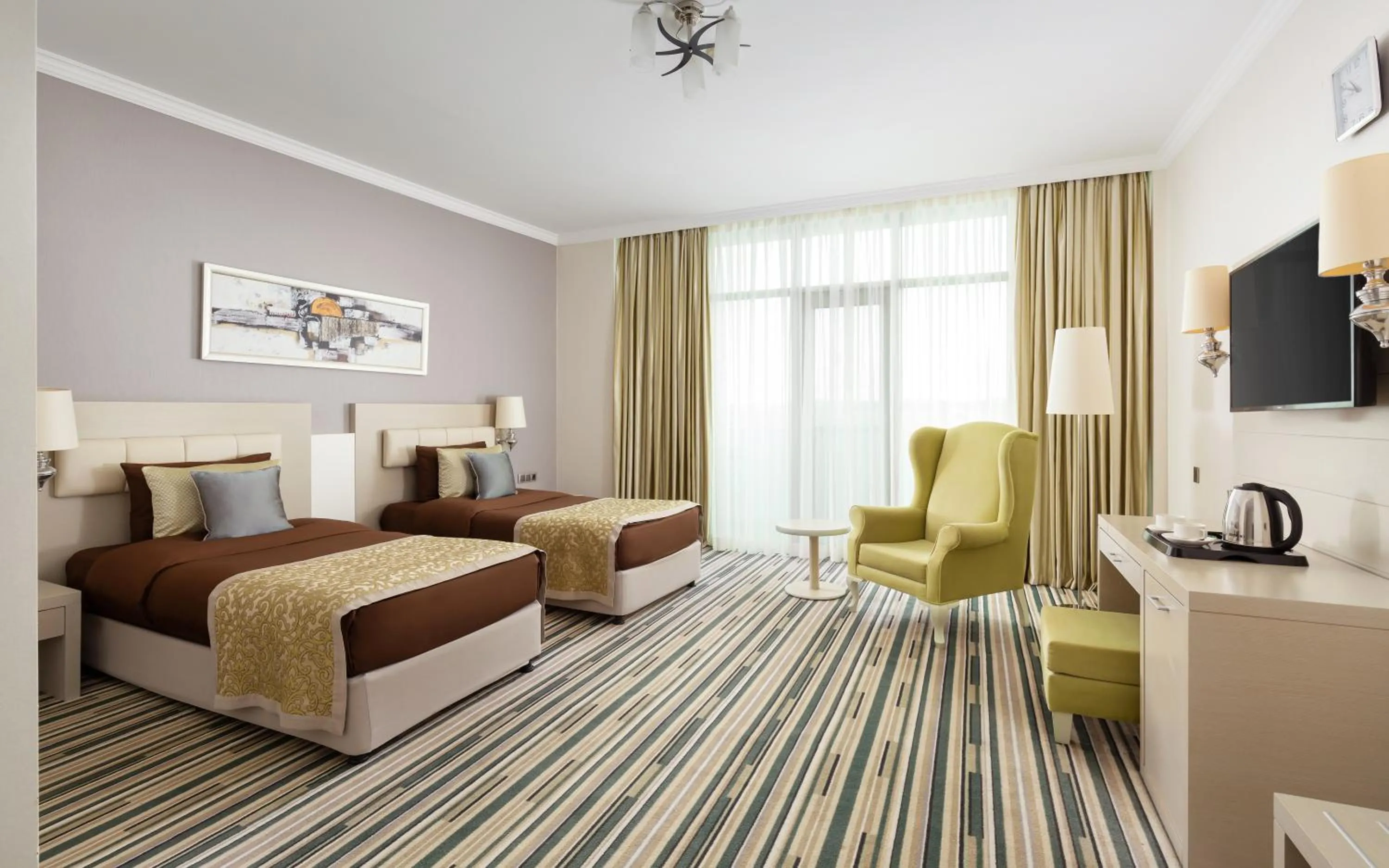 Bed in Gashalti Health Hotel Naftalan