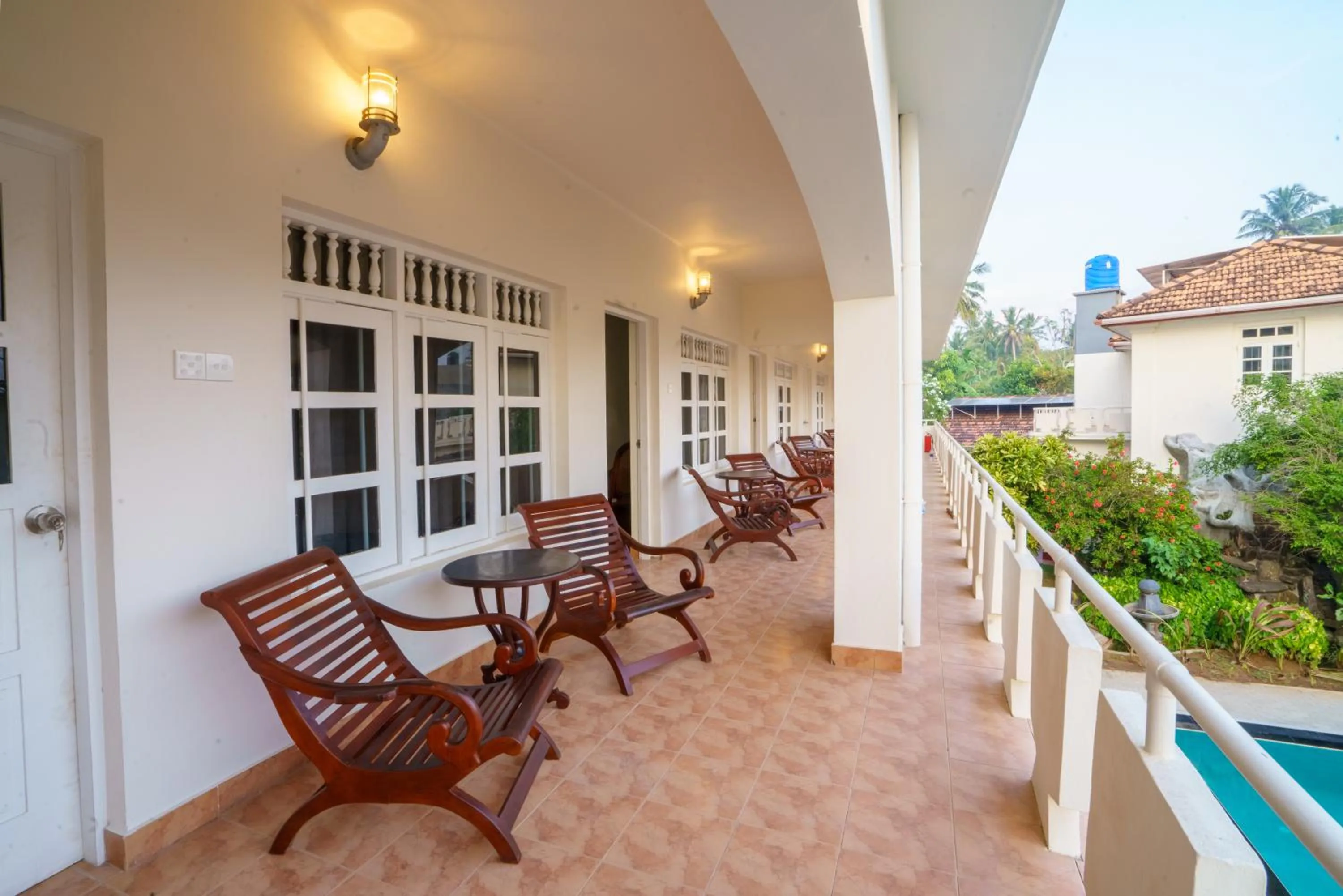 Balcony/Terrace in Shangrela Beach Resort by ARK