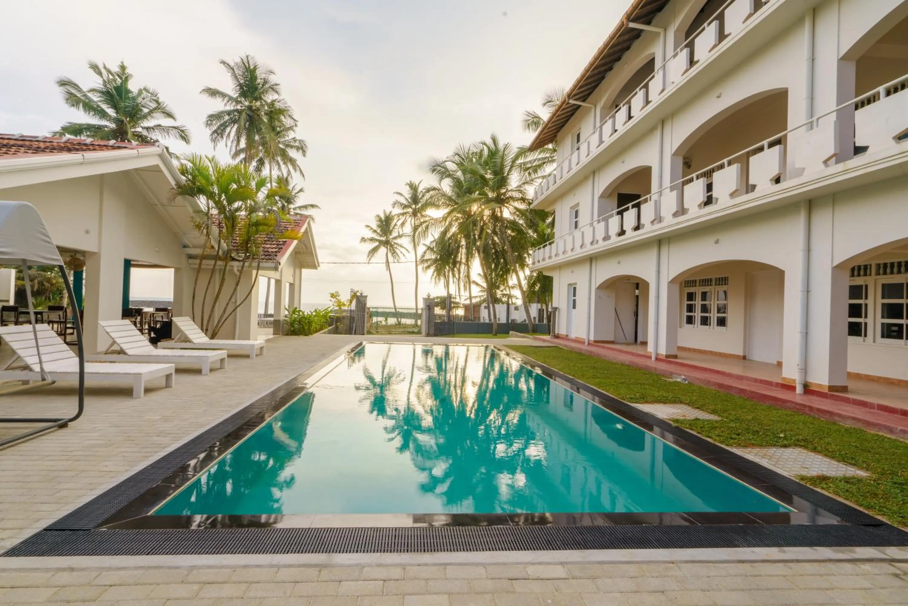 Pool view in Shangrela Beach Resort by ARK