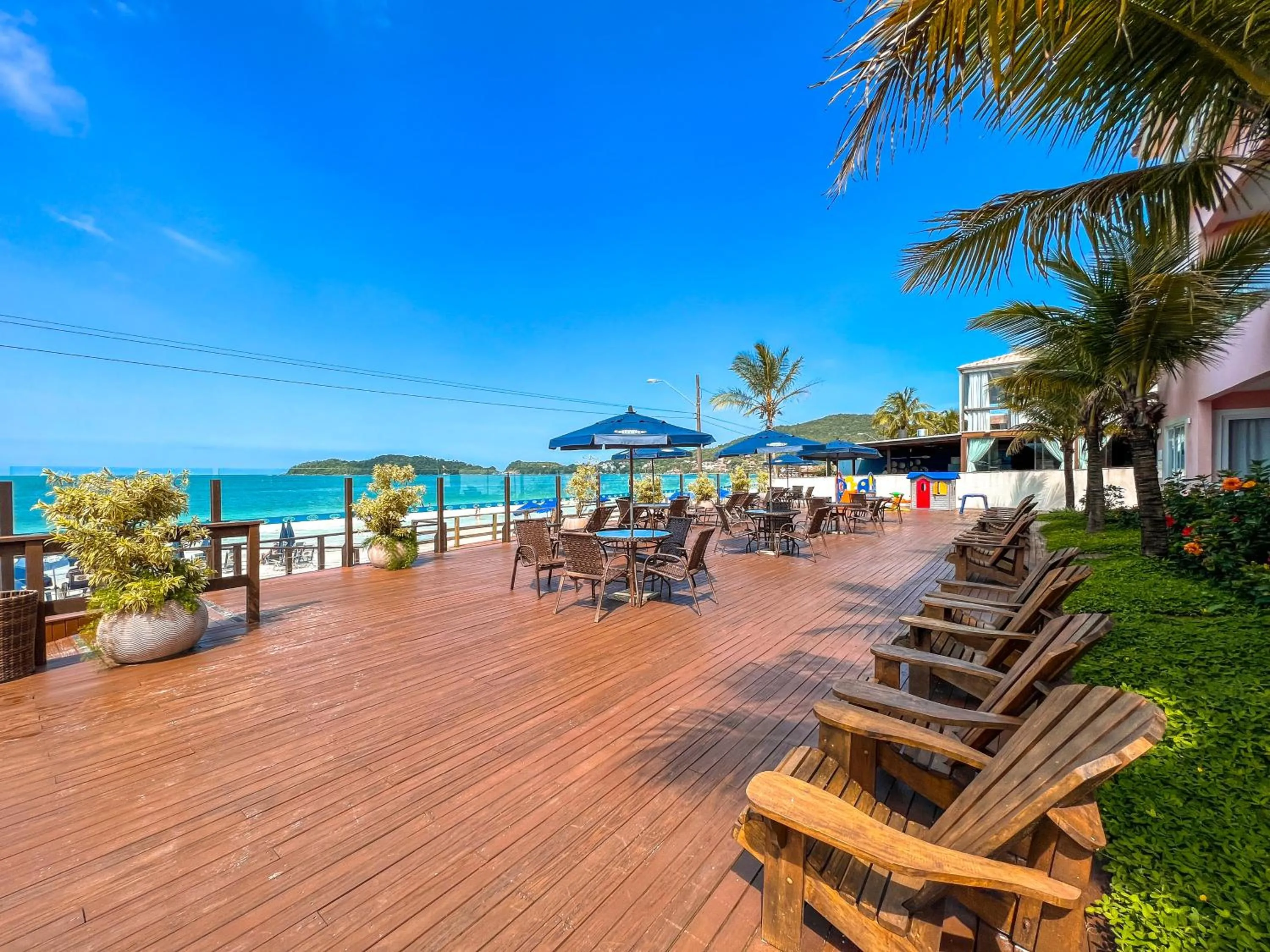 Patio in Pousada Vila do Coral