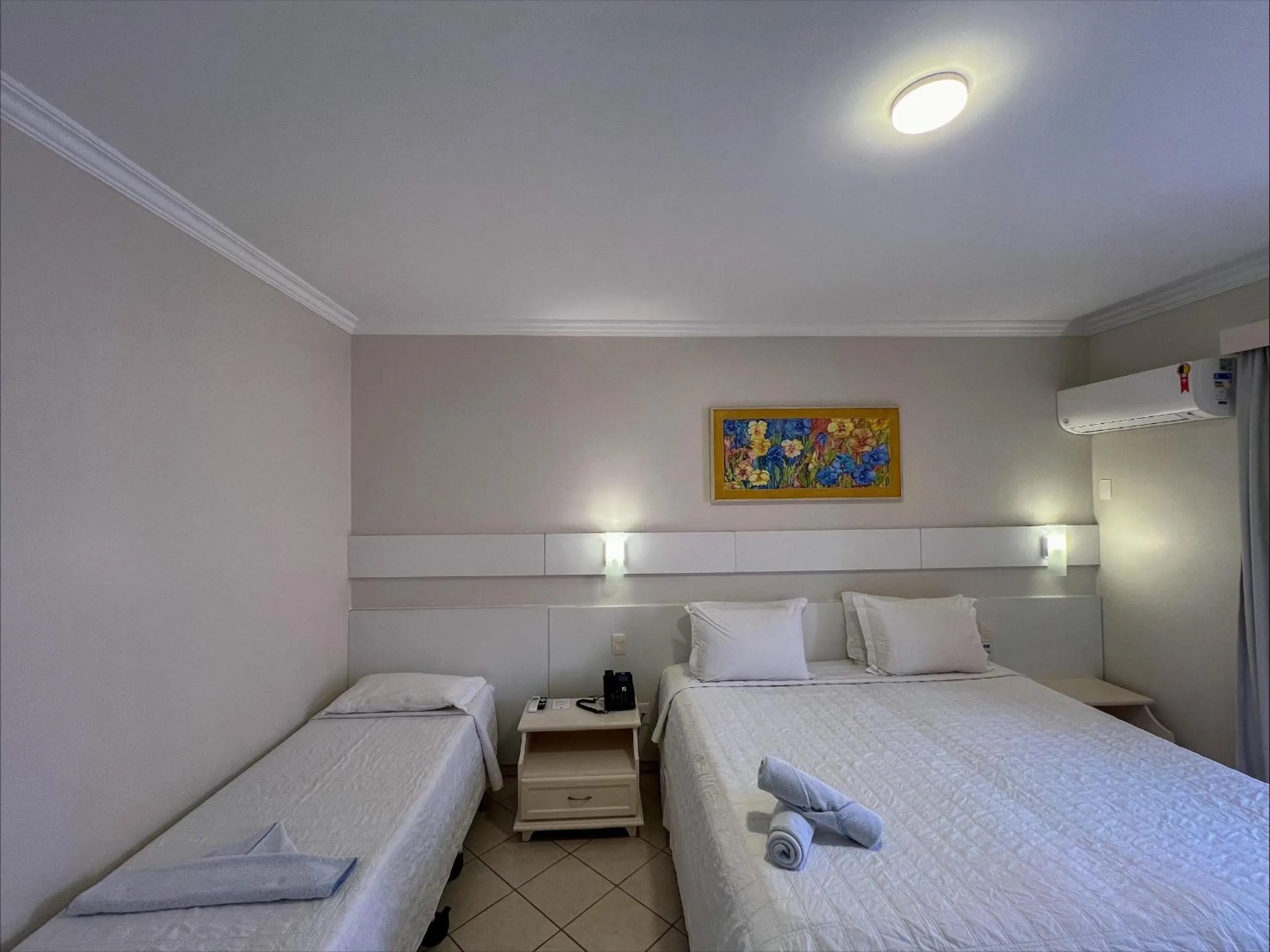 Bed in Pousada Vila do Coral