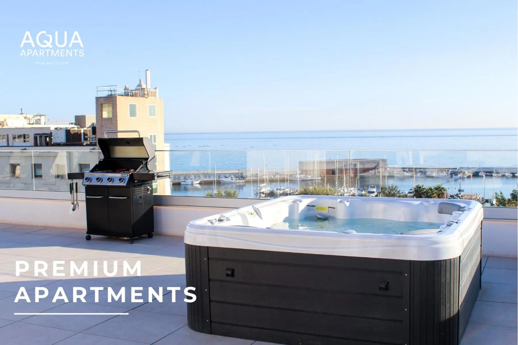 Hot Tub in Aqua Apartments Bellamar, Marbella