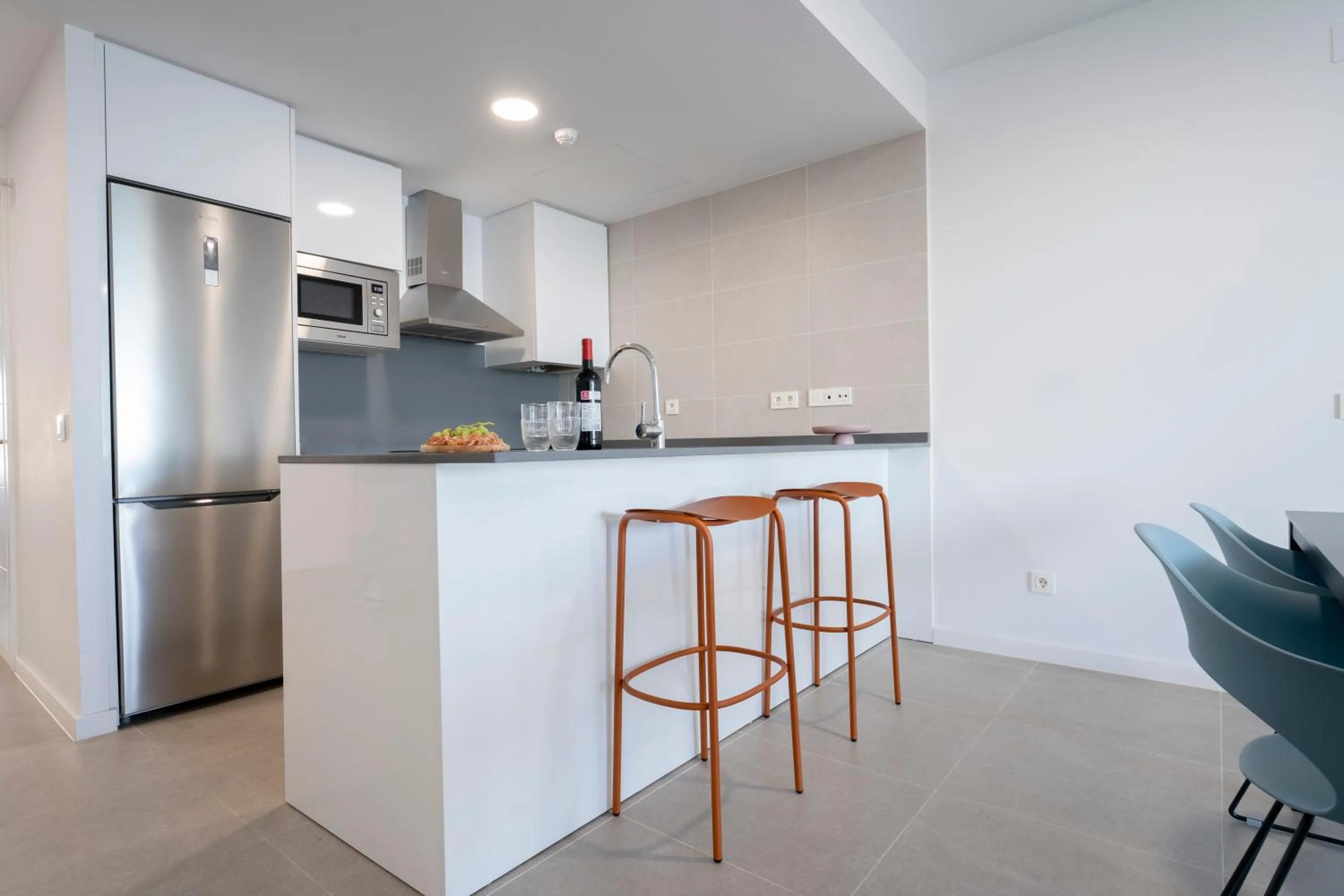 Kitchen or kitchenette in Aqua Apartments Bellamar, Marbella
