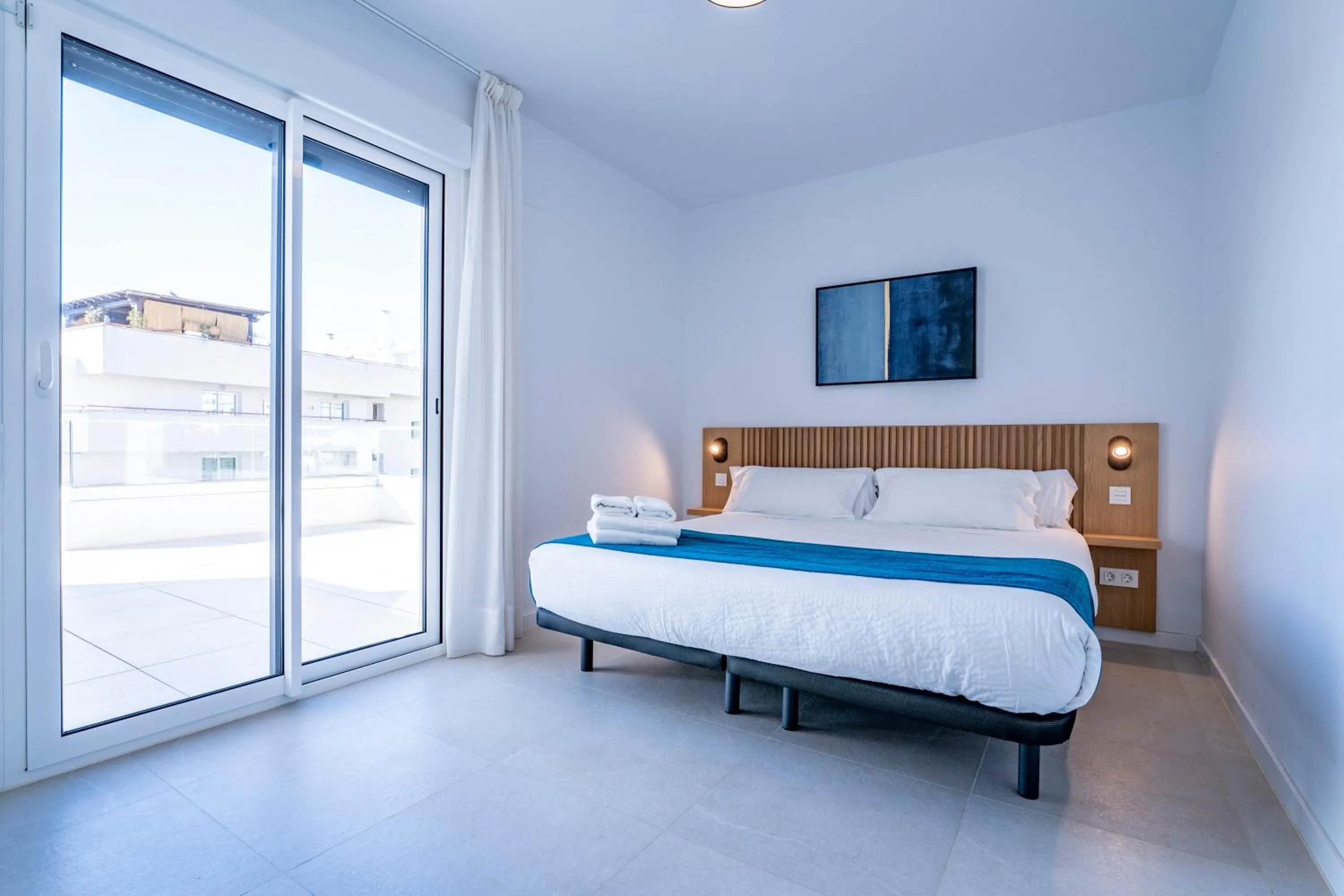 Bedroom, Bed in Aqua Apartments Bellamar, Marbella