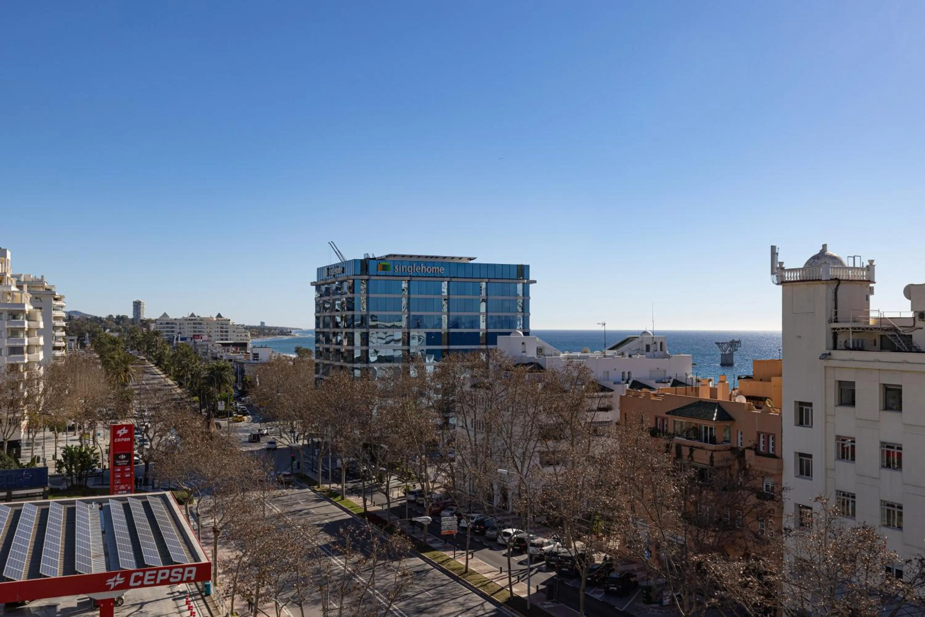 Sea view in Aqua Apartments Bellamar, Marbella